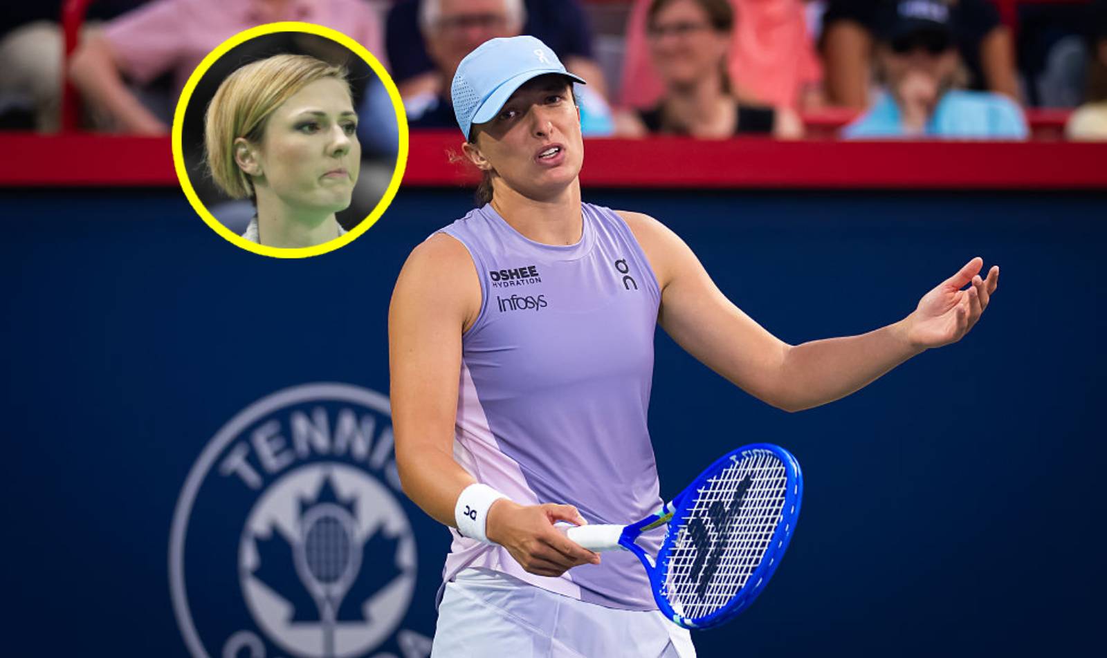 "Pierwszy raz w życiu widzę". Koszmar w meczu Świątek