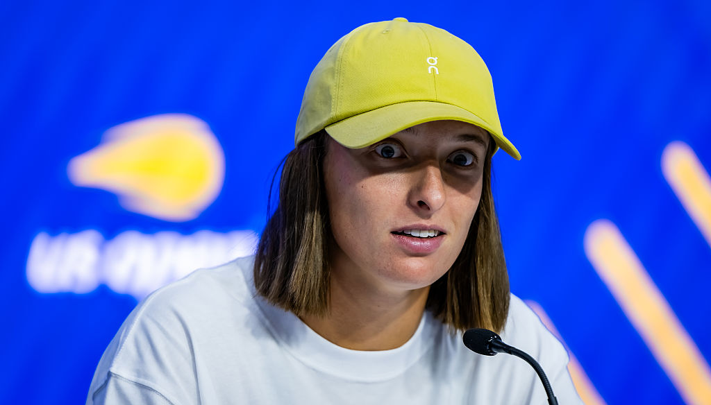 "Miała wielu chłopaków". Konferencja po meczu Igi zeszła na boczny tor