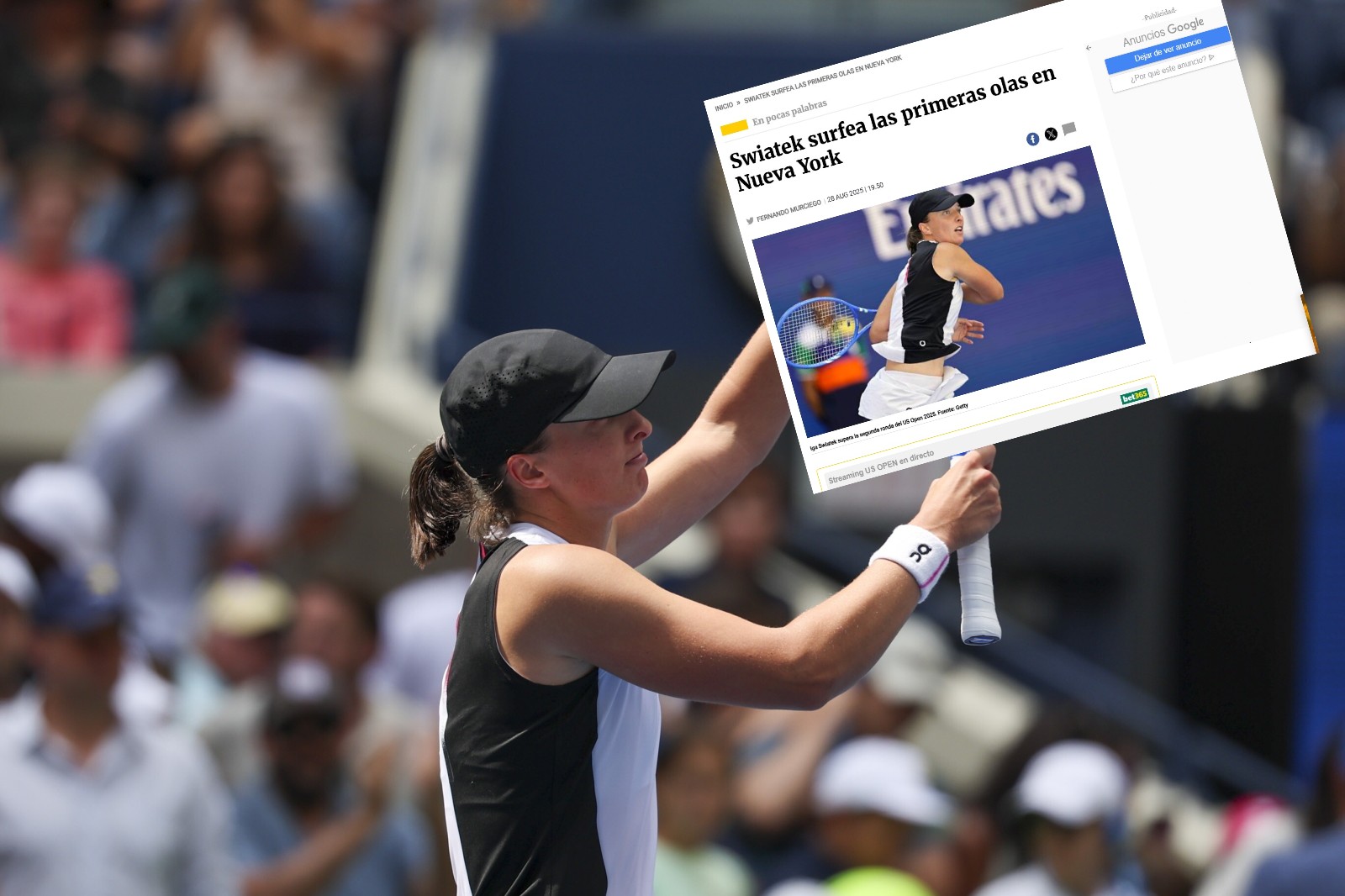 "Zdała test". Media komentują trudny mecz Świątek