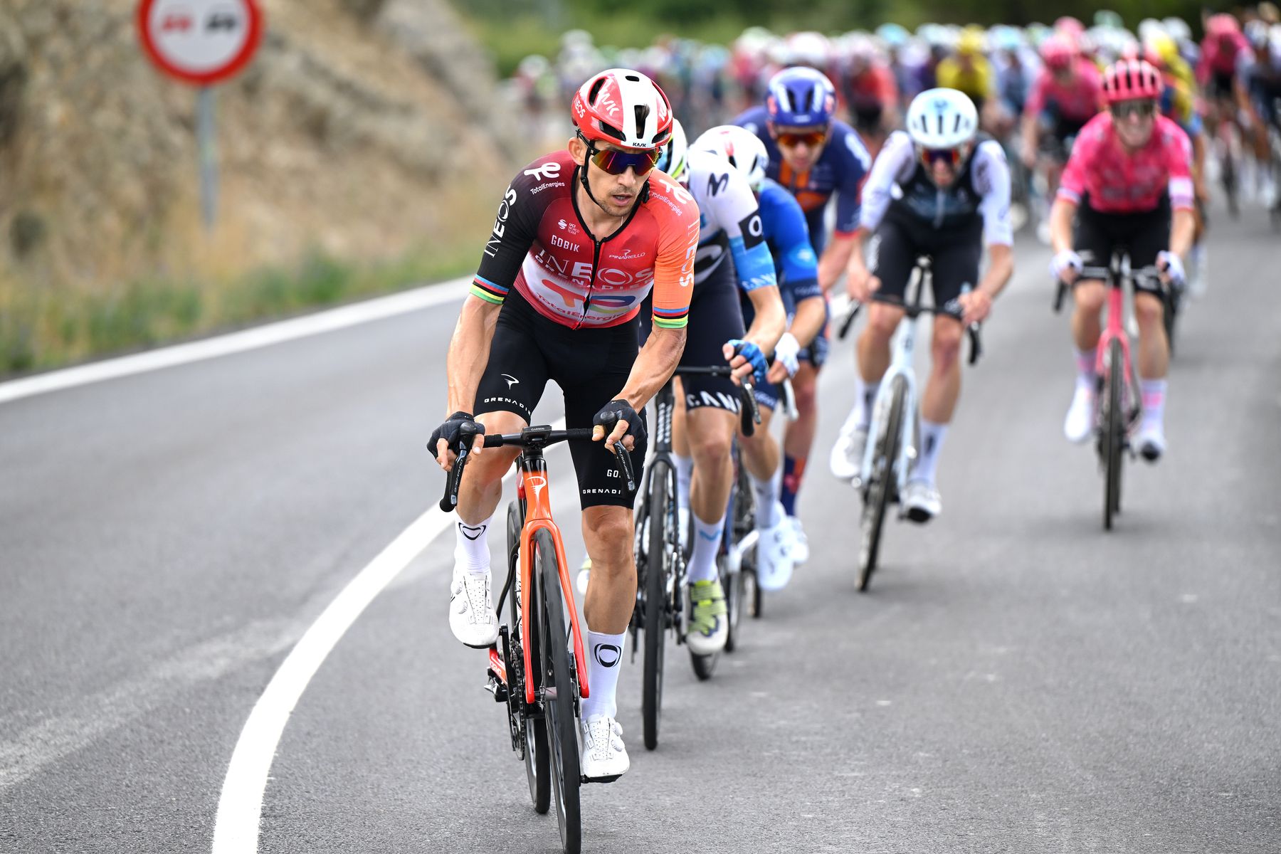 Kwiatkowski w ucieczce na Vuelta a Espana. Faworyt nie pozostawił złudzeń