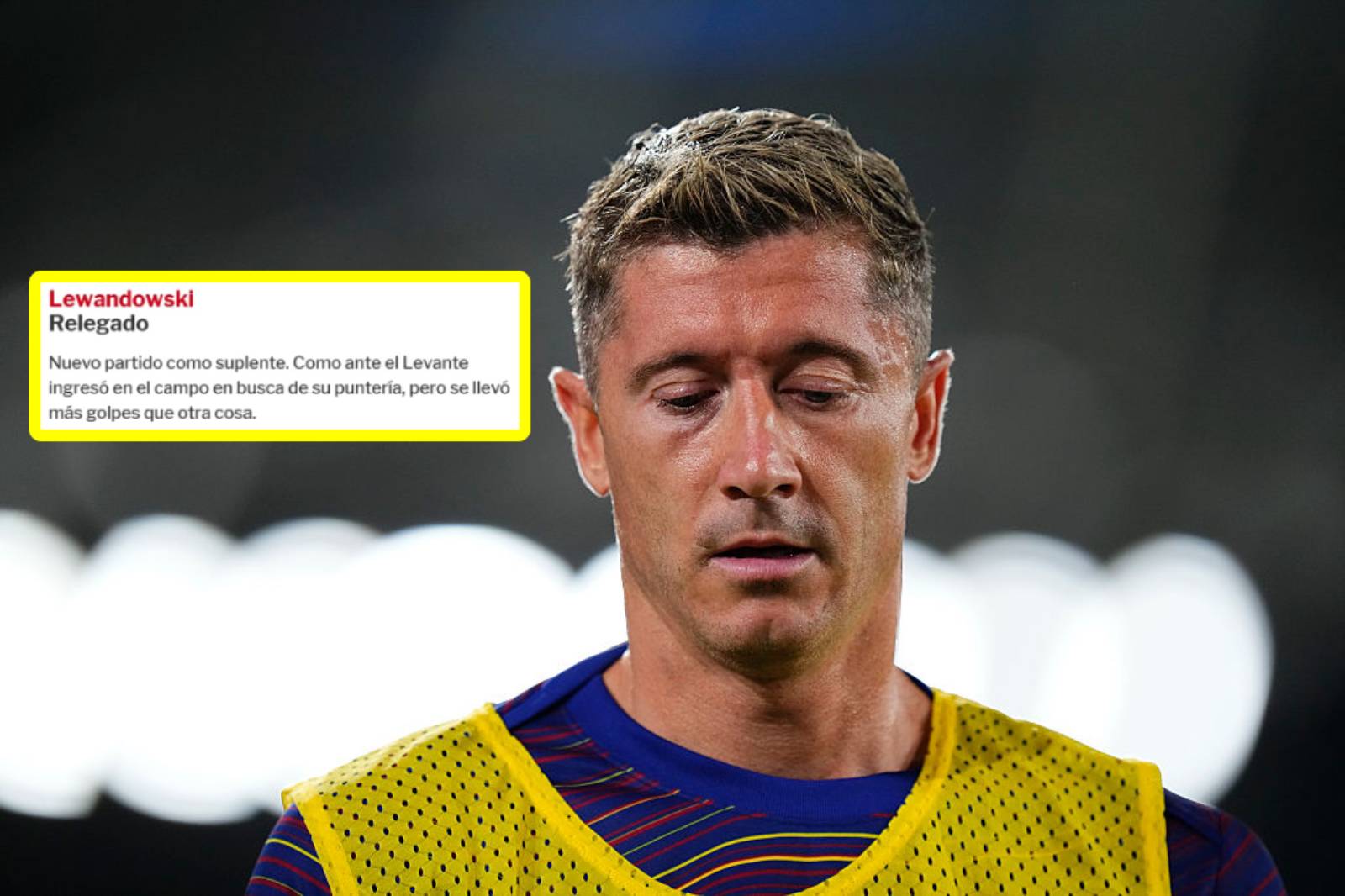 "Zdegradowany". Hiszpanie napisali o "Lewym"