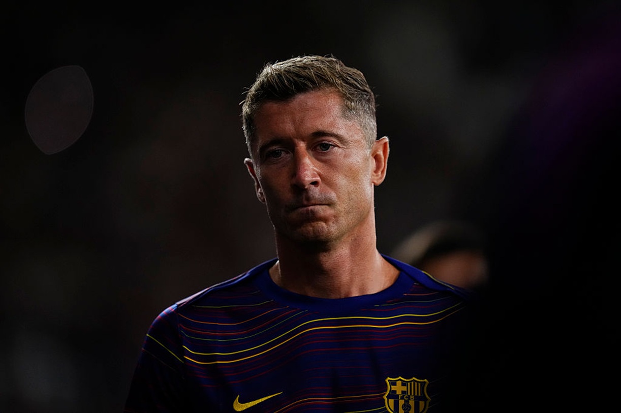 Było już po północy. Lewandowski odezwał się w sieci po wpadce Barcelony