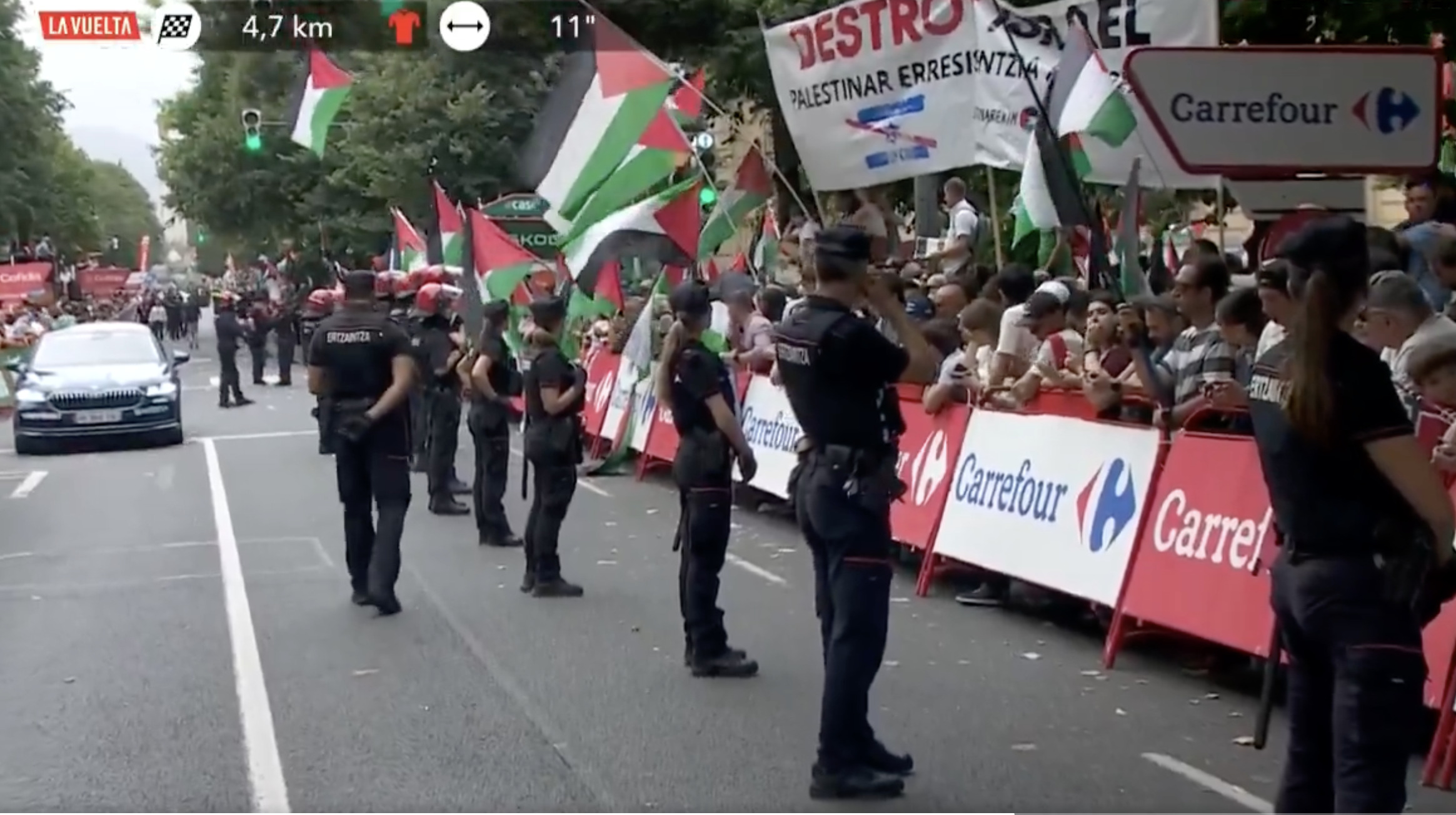 Kuriozalna sytuacja na wyścigu Vuelta a Espana. Etap nie ma zwycięzcy