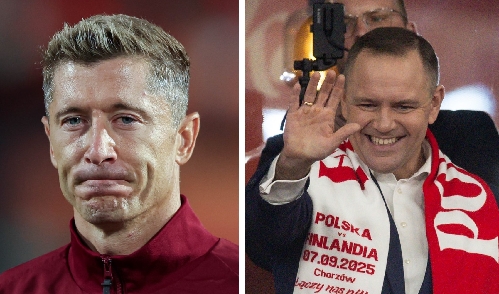 Lewandowski dostał pytanie o Nawrockiego. Tak zareagował