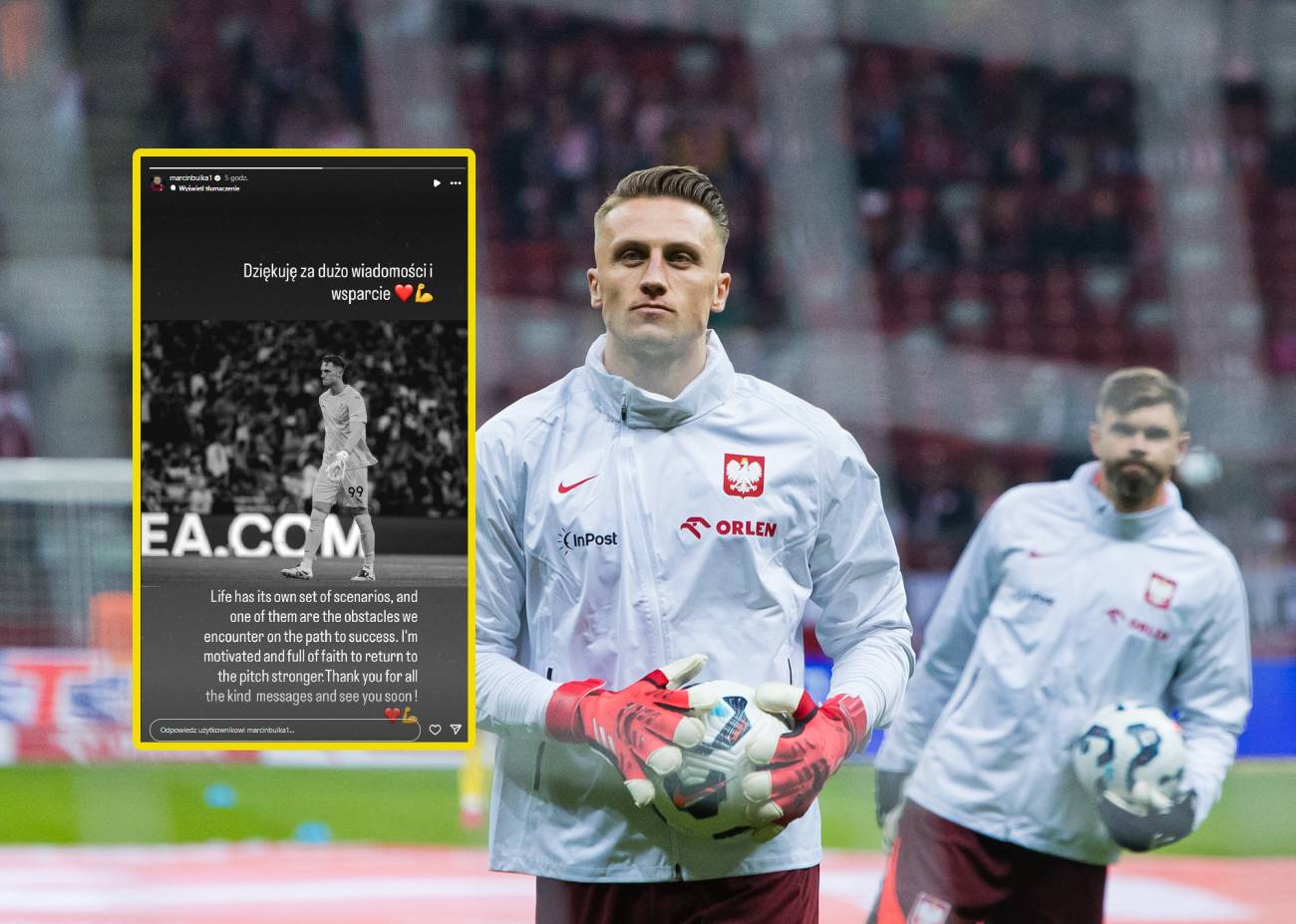 Bułka zabrał głos po poważnej kontuzji. Nie zabrakło podziękowań