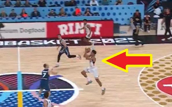 Najlepsza akcja EuroBasketu? Niemiec zrobił coś niesamowitego