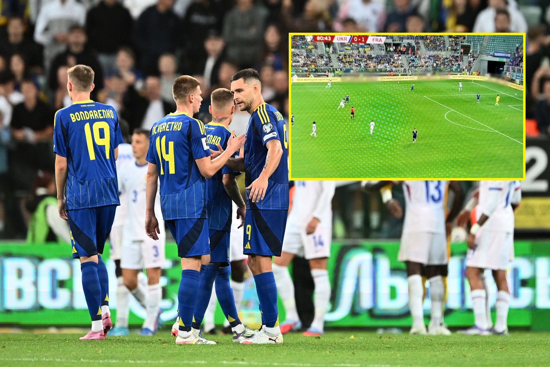 Zakazana reklama na meczu w Polsce