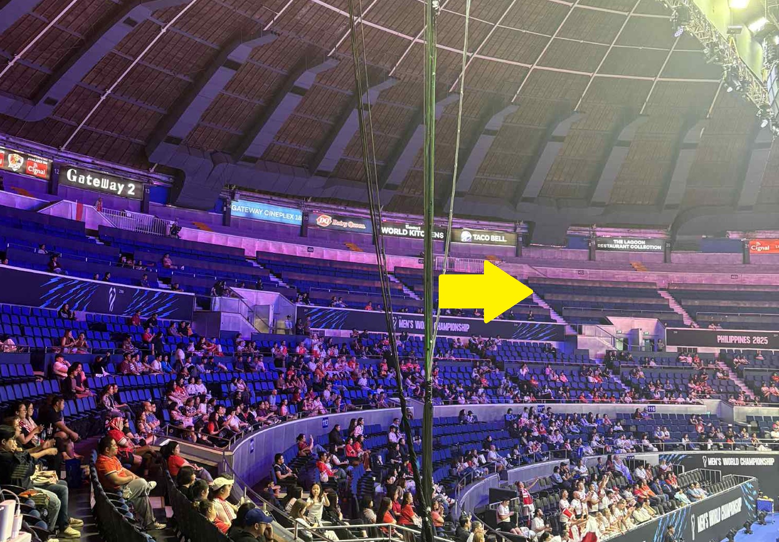 Smutny widok. Oto jak wyglądała hala podczas meczu polskich siatkarzy