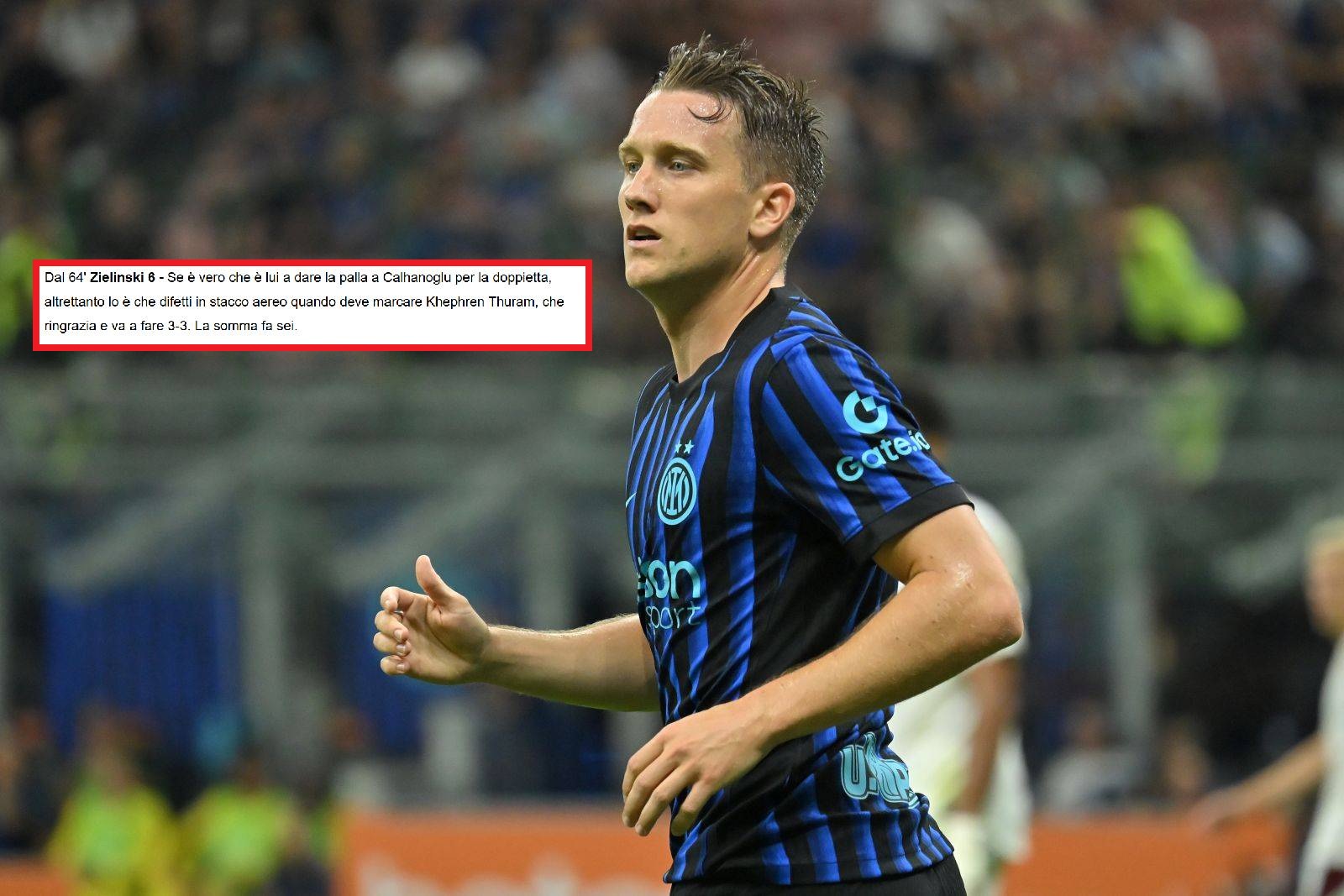 Asysta Zielińskiego w hicie. Tak ocenili go Włosi