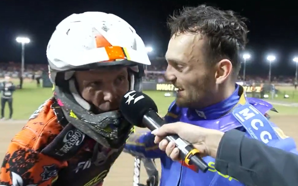 Zmarzlik świętował. Podjechał jego rywal. Oto co krzyknął po polsku