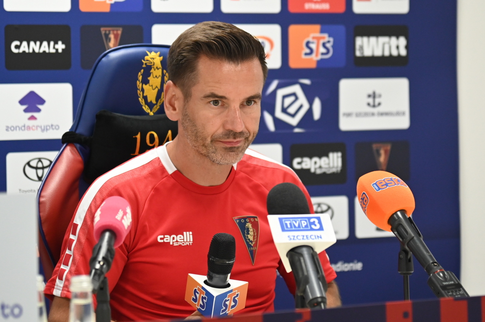 Trener Pogoni Szczecin nie poznawał własnego zespołu