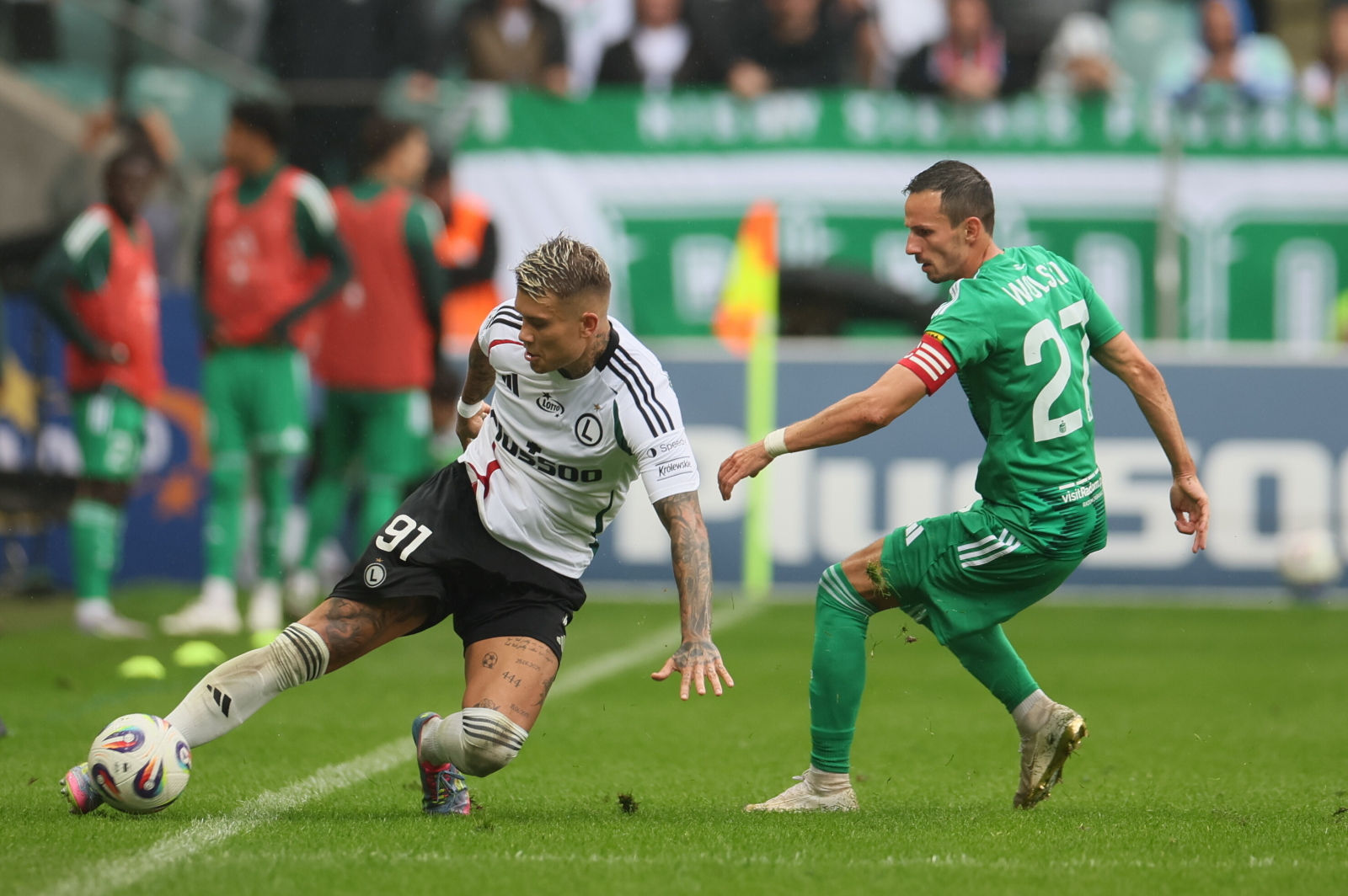 Debiutant zadowolony po meczu Legii. "Efektowne zwycięstwo, ale boli ten gol."