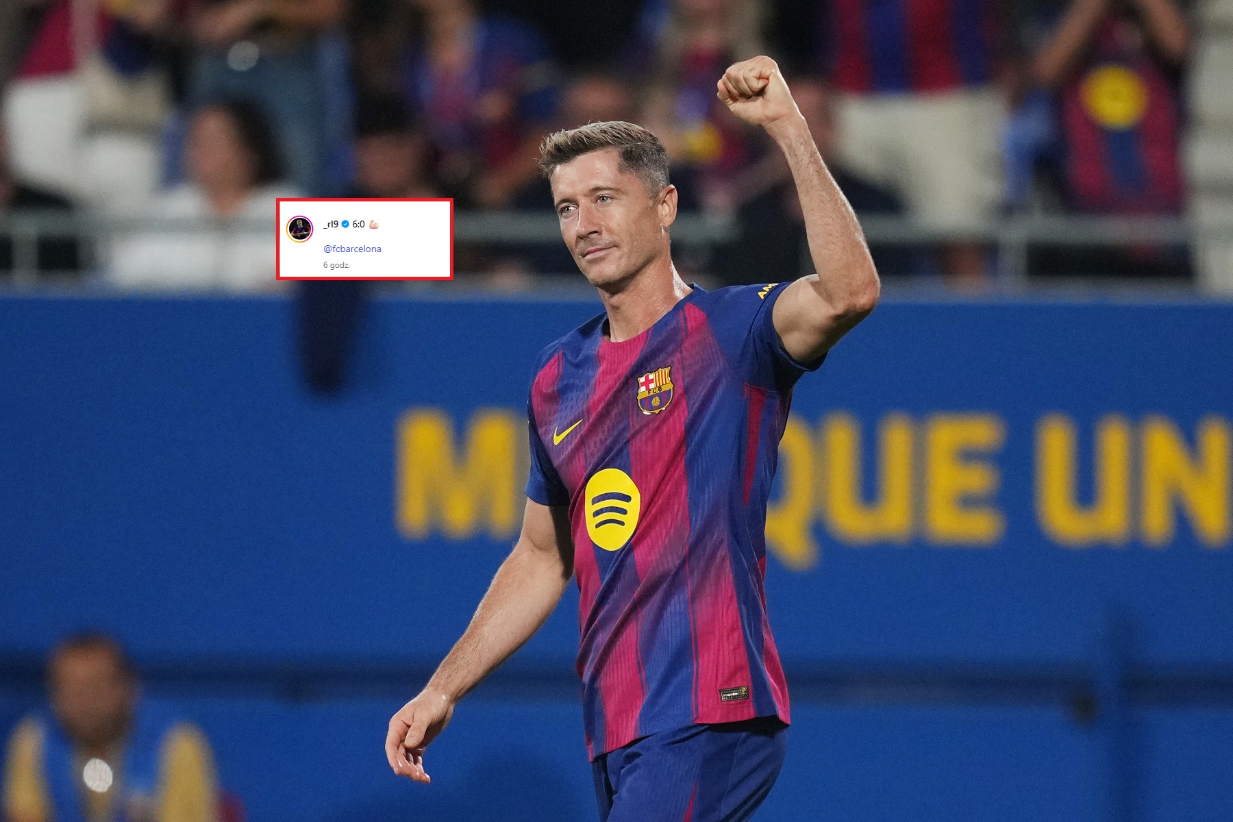 Lewandowski zareagował na wysoką wygraną. Oto, co napisał