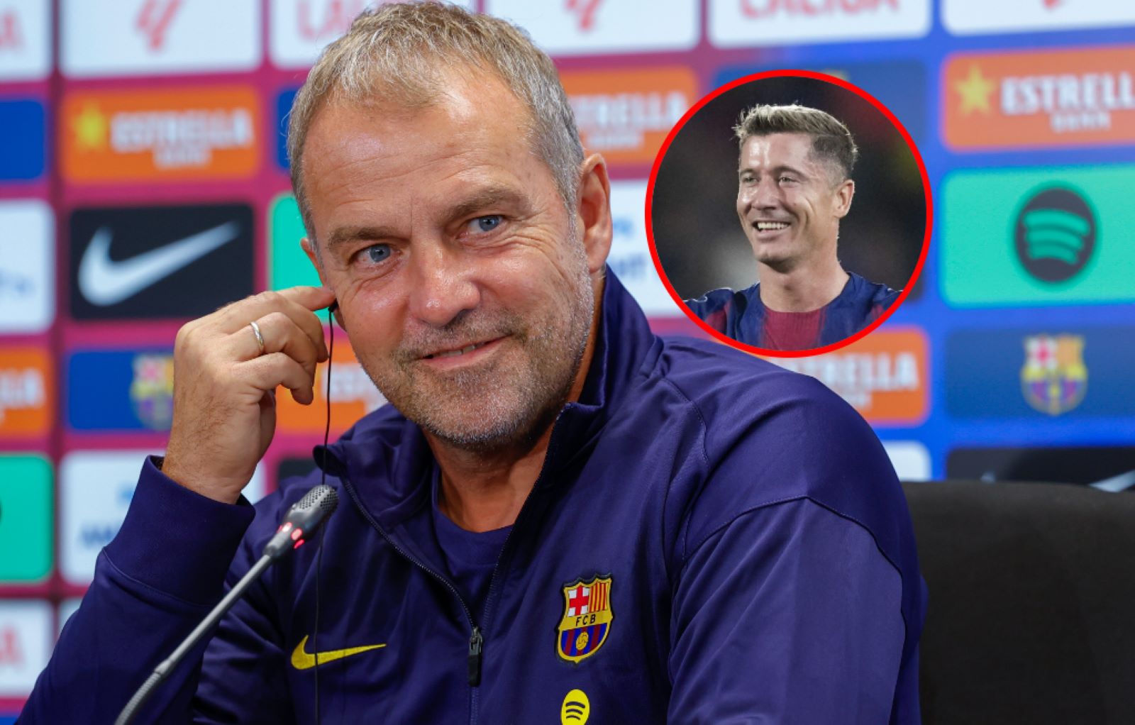 Lewandowski czy Ferran? Flick jasno odpowiedział