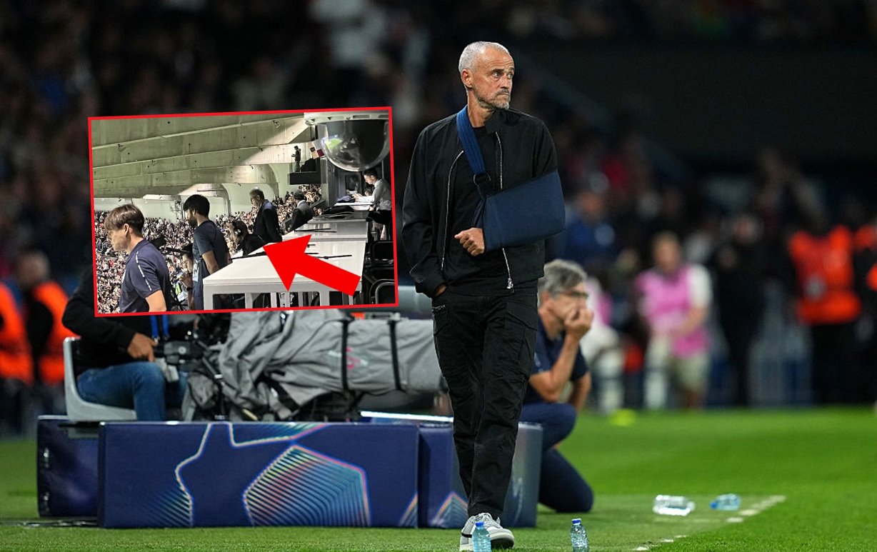 Wypatrzyli go na... trybunie dla mediów. Zaskakujące zachowanie trenera PSG
