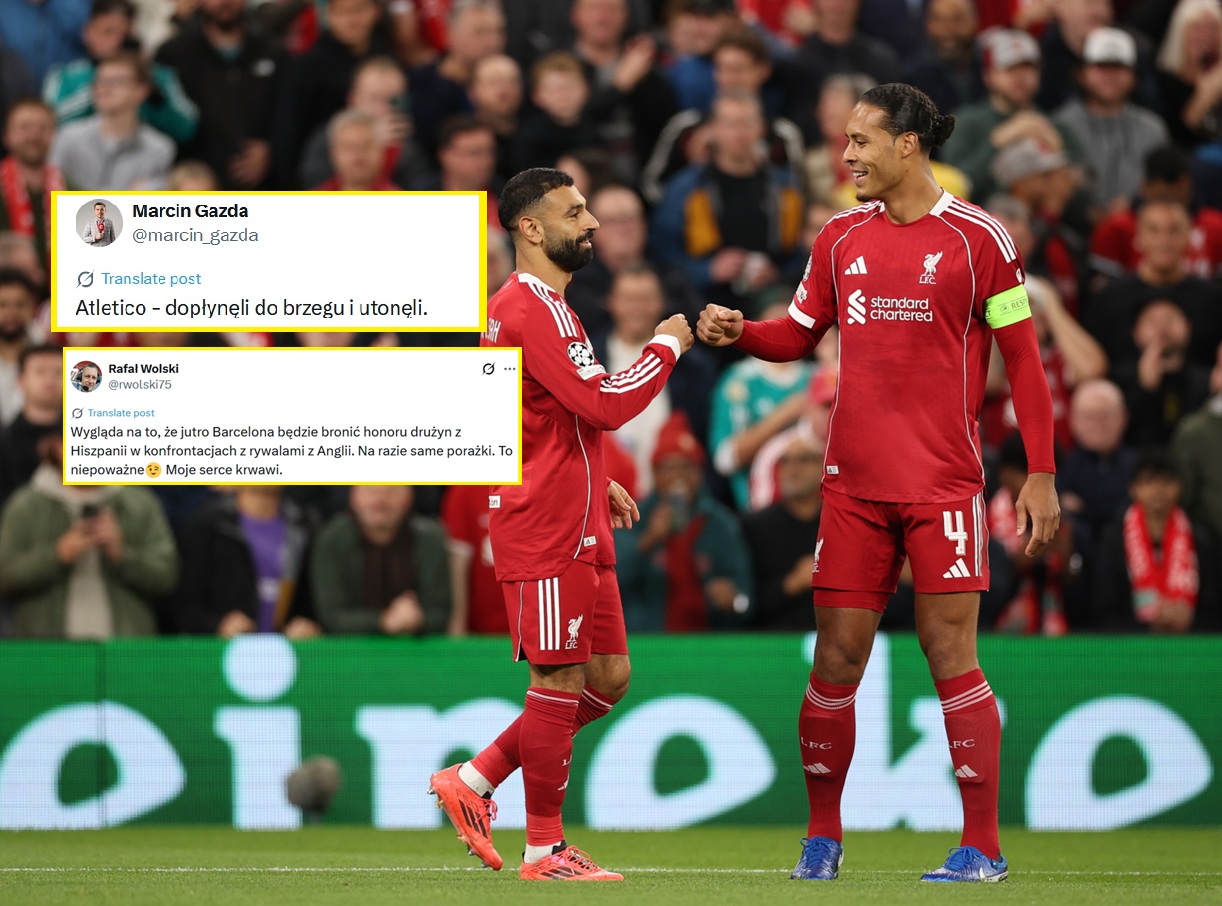 "Dopłynęli do brzegu i utonęli". Lawina komentarzy po środowym szaleństwie w Lidze Mistrzów