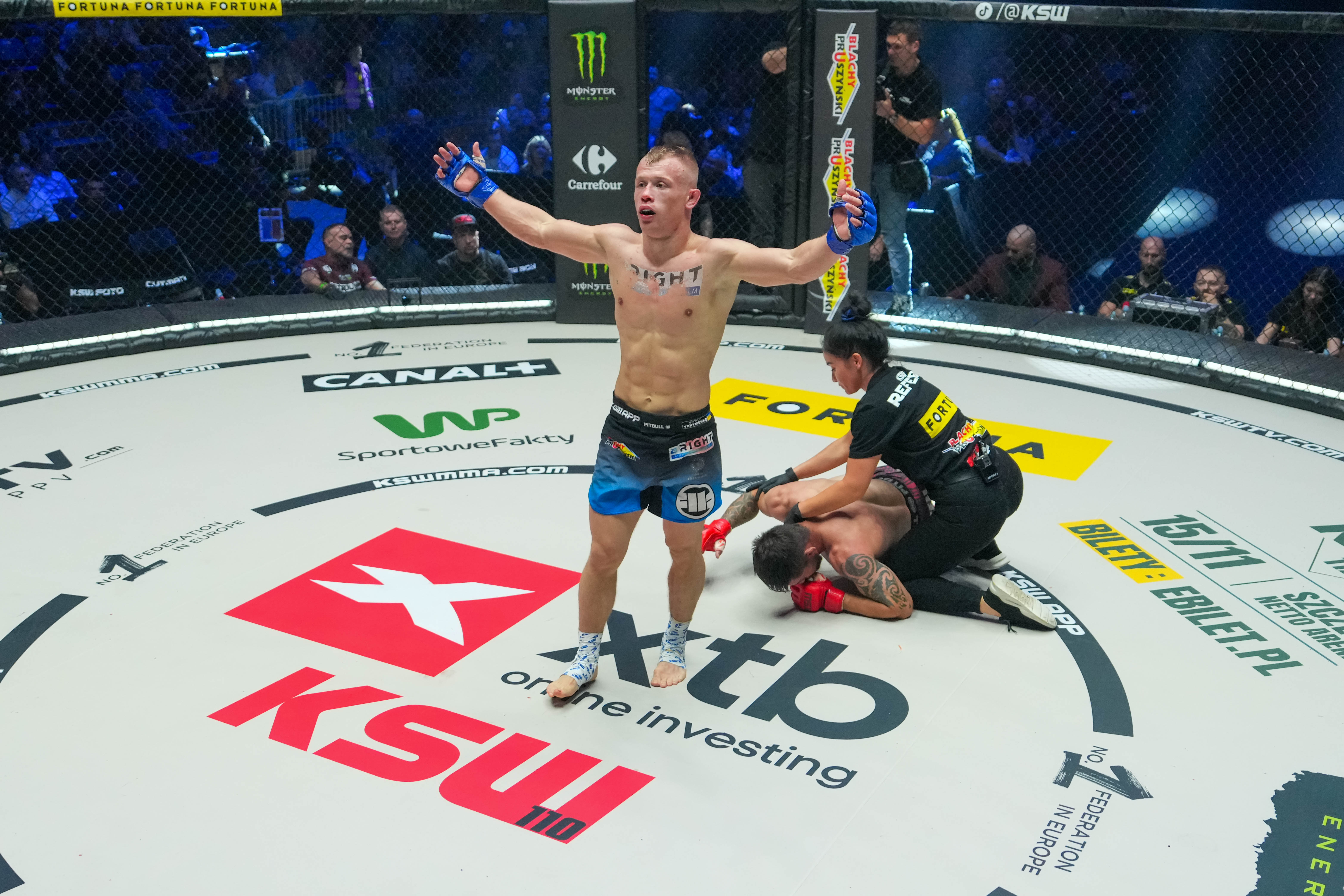 Weteran UFC znokautowany! Ukrainiec idzie po pas KSW