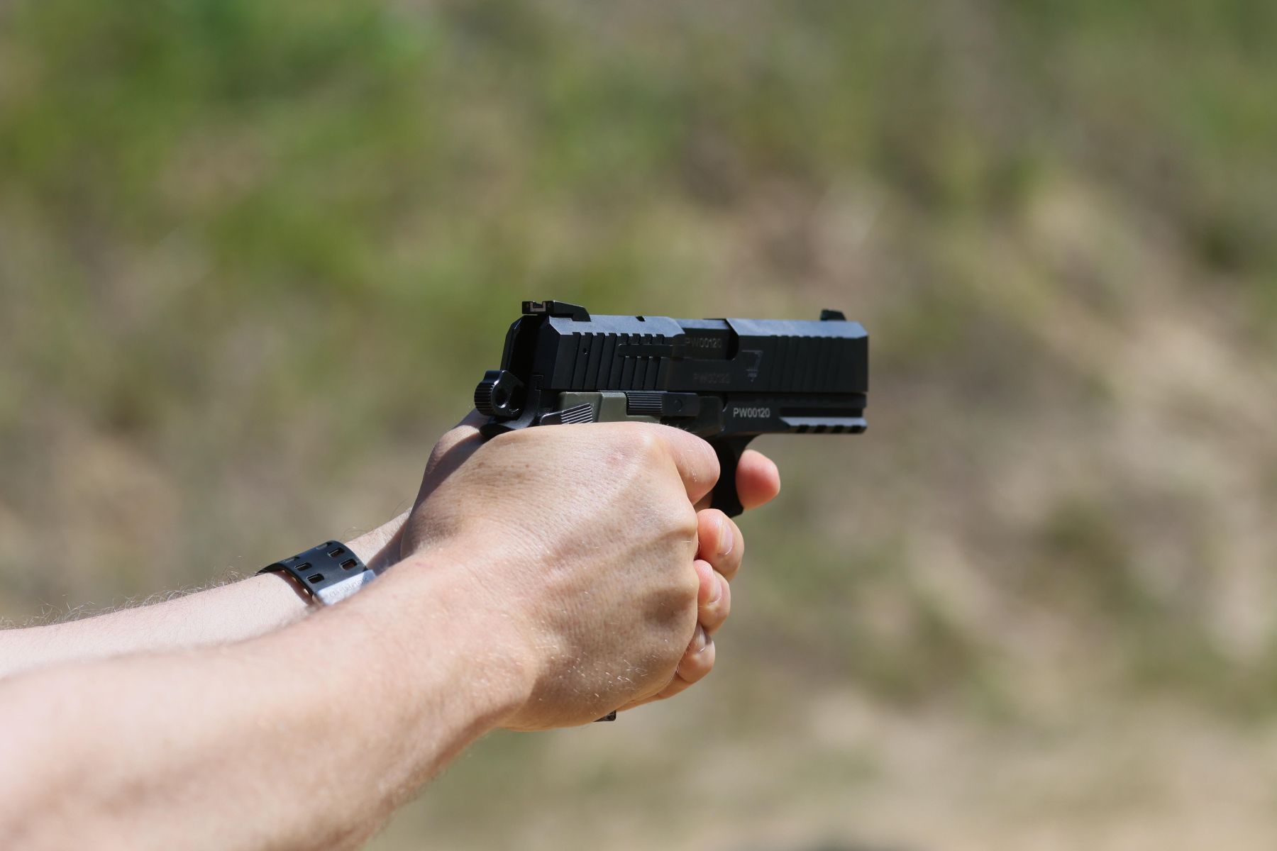 Incydent na strzelnicy. 37-latek trafił do szpitala