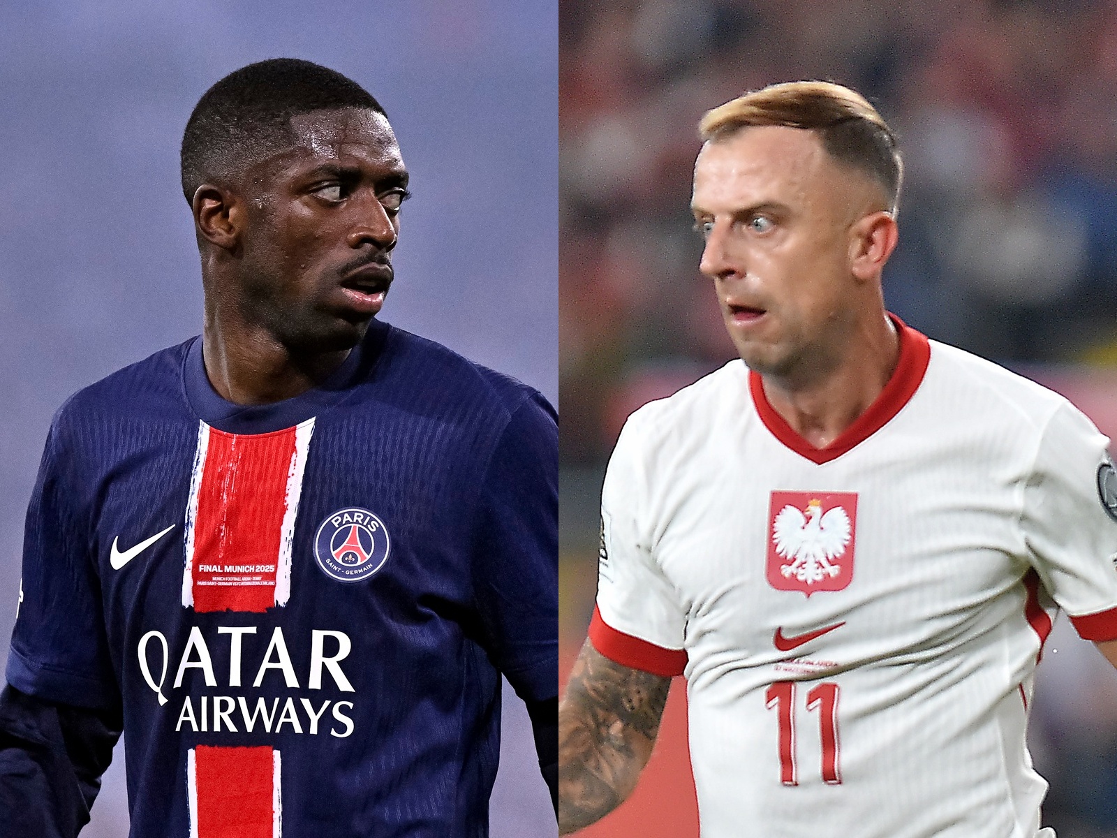 "Lata jakiś grajek". Grosicki pierwszy poznał się na Dembele