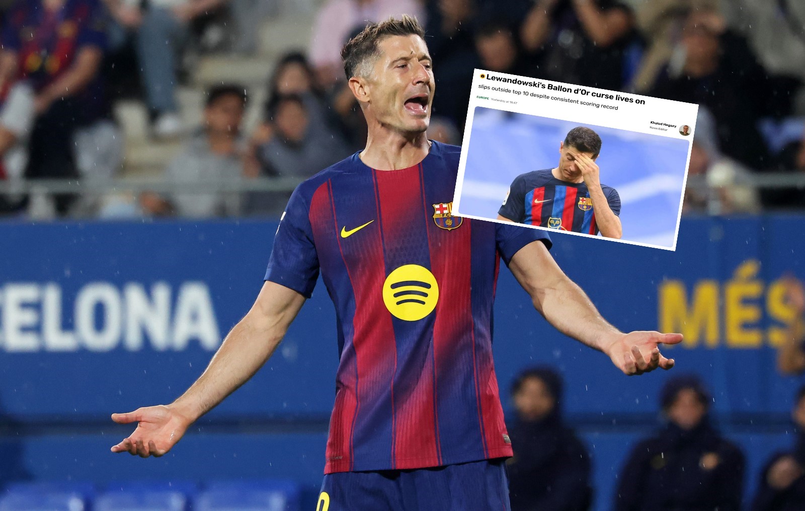 Komentują odległe miejsce Lewandowskiego. Nagle padło "klątwa"