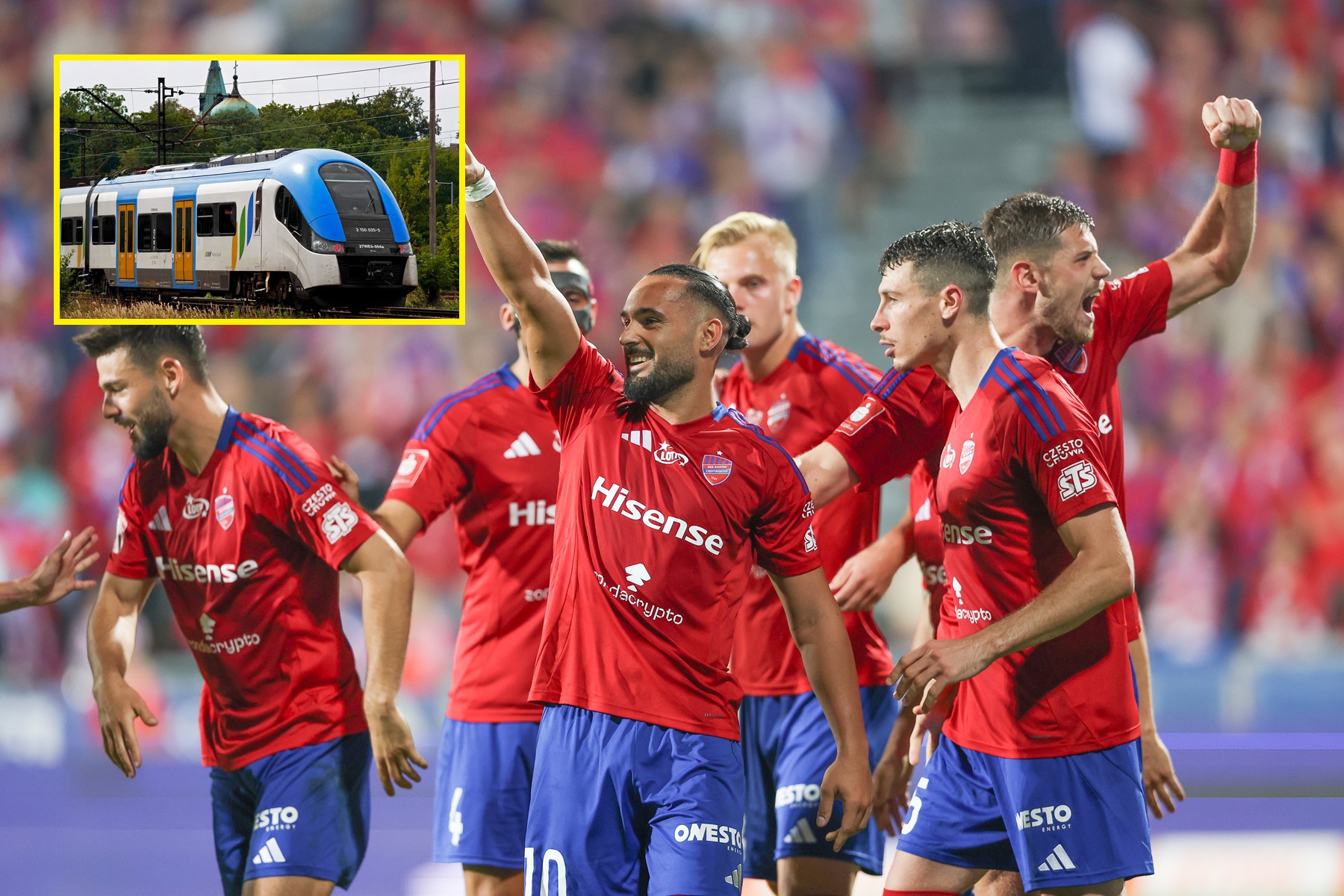 Sosnowiec pucharowym domem Rakowa. Klub zapewnia pociąg kibicom