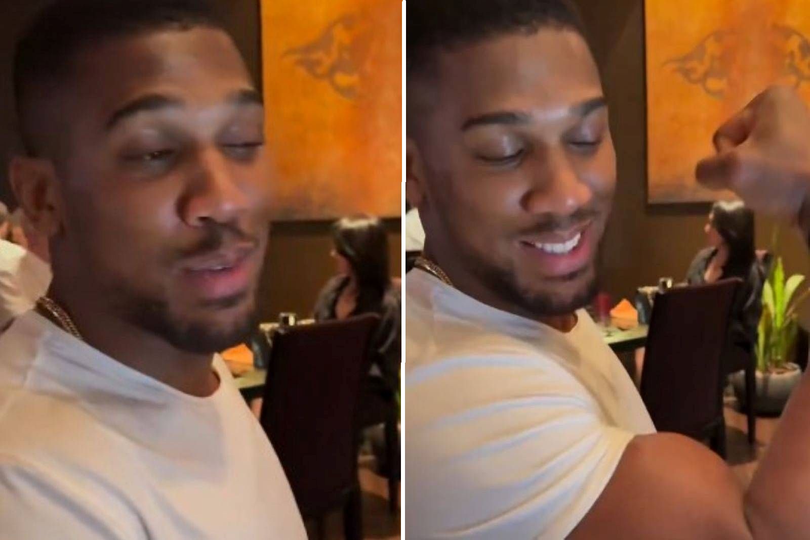 Tego się nie spodziewał. Wiadomo, kto przerwał mu kolację w Dubaju