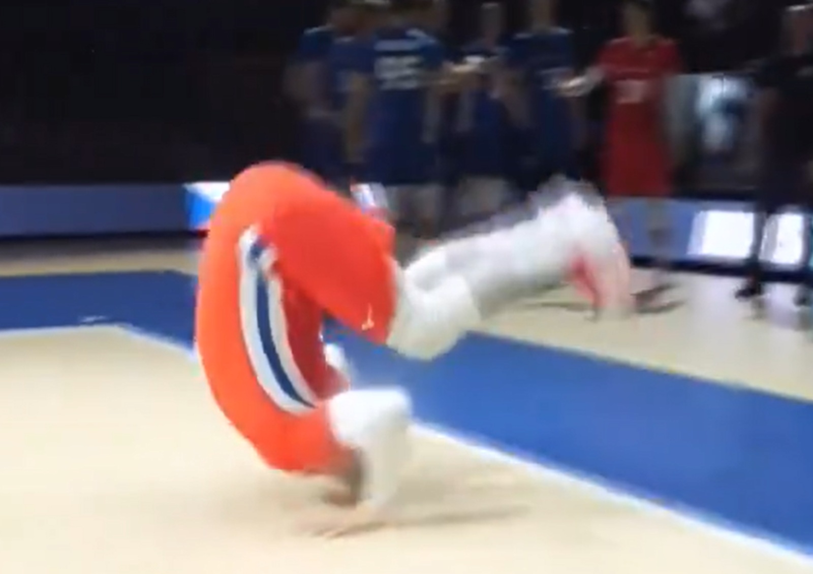 Tylko zobacz, co zrobił przed półfinałem mistrzostw świata