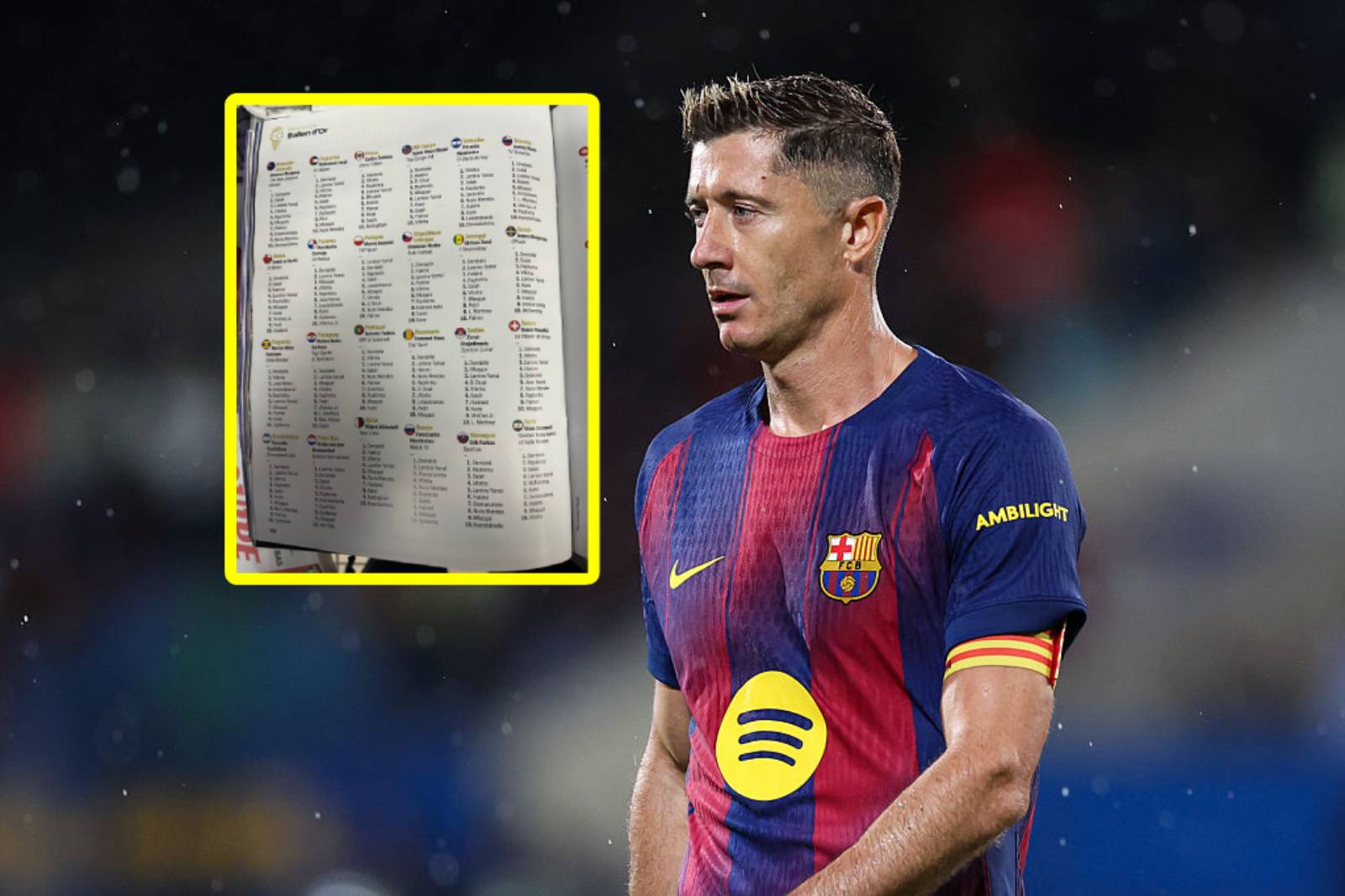 Wiadomo, kto głosował na Lewandowskiego w Złotej Piłce. Są zaskoczenia