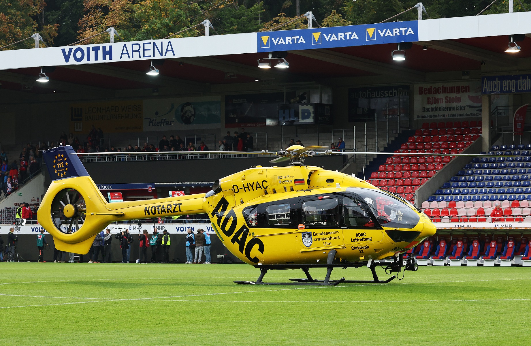 Helikopter lądował na boisku. Makabryczny wypadek na meczu Bundesligi