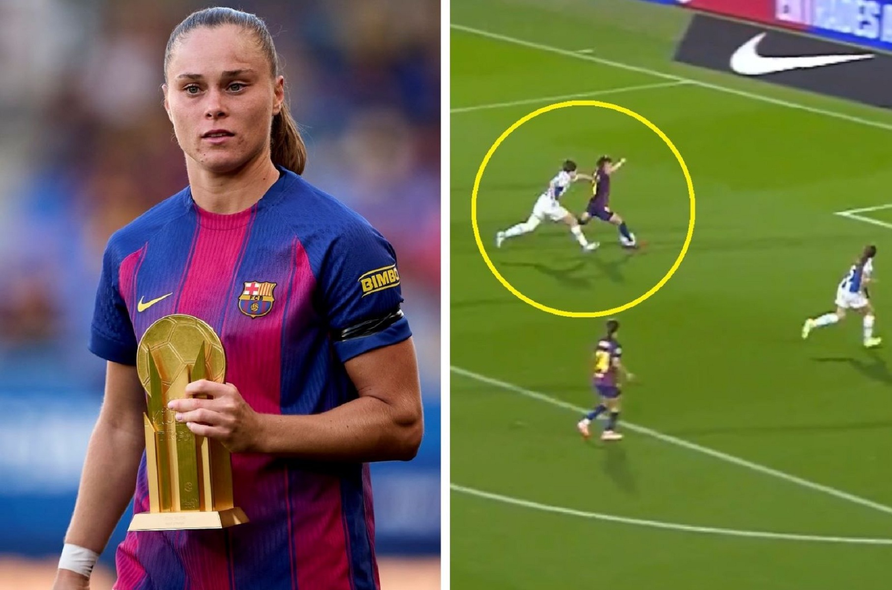 Pokazała kibicom trofeum. Później Pajor zrobiła to, co potrafi najlepiej