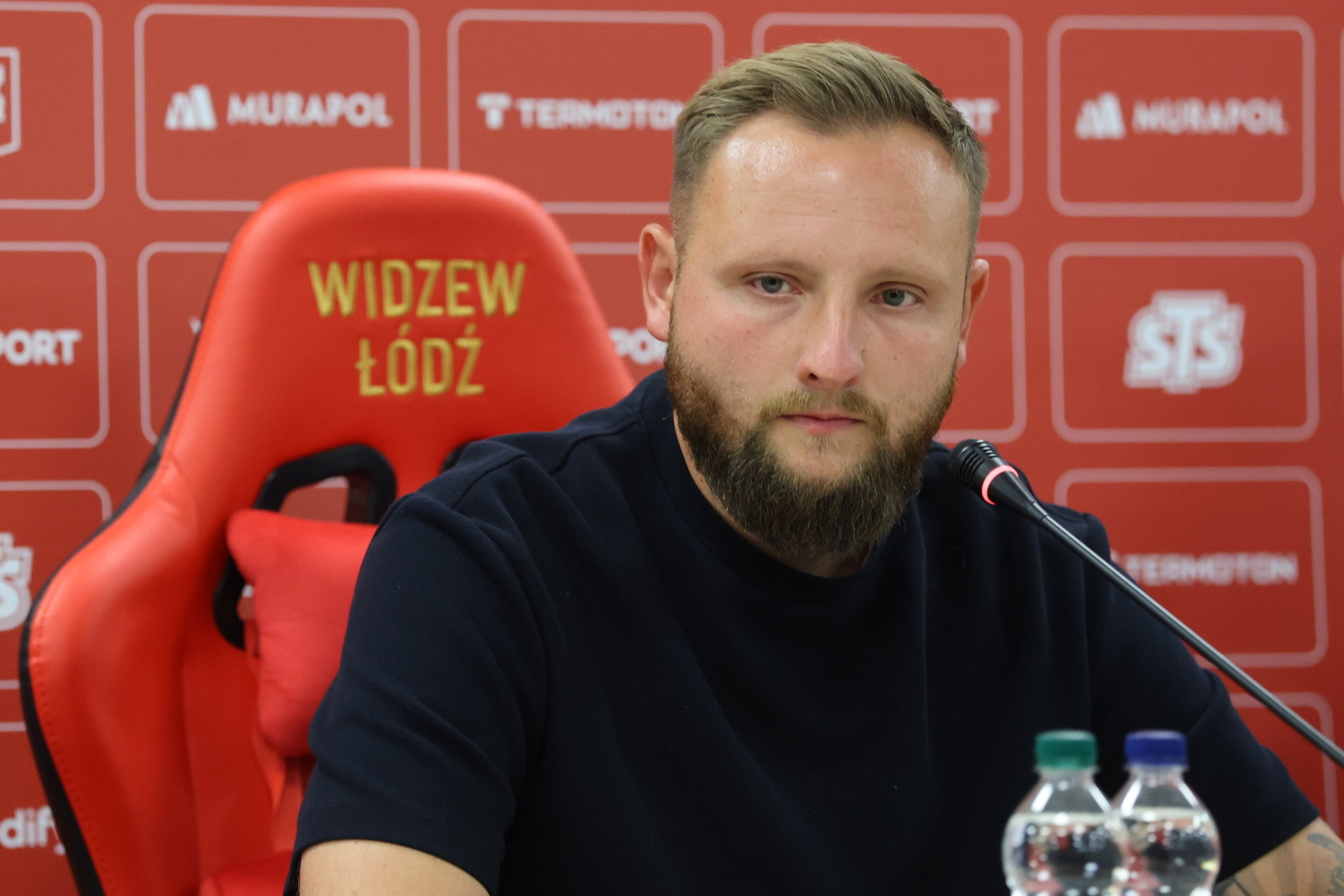 Trener Widzewa Łódź widzi postęp. "Musimy znaleźć balans"