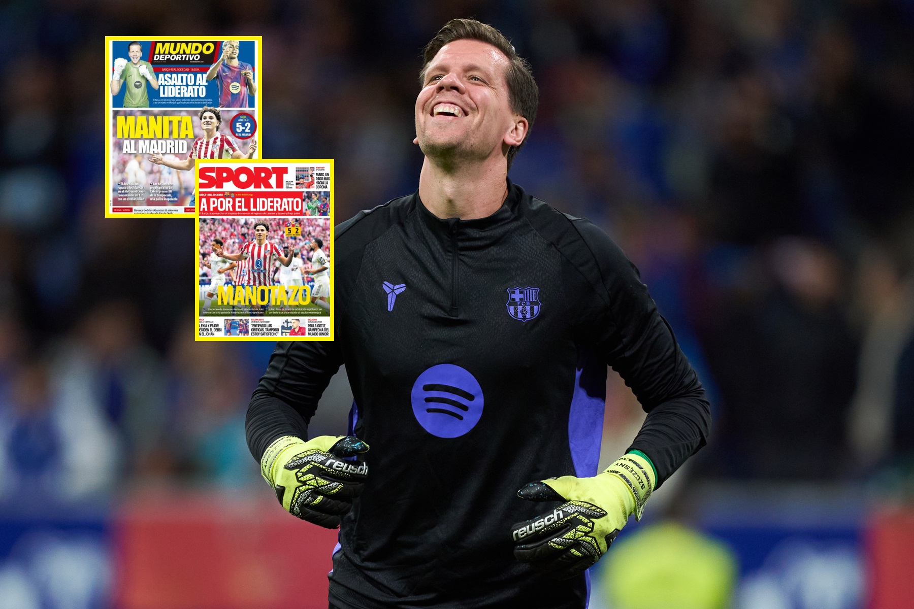 Hiszpańskie media żyją meczem FC Barcelony. Wojciech Szczęsny na okładkach