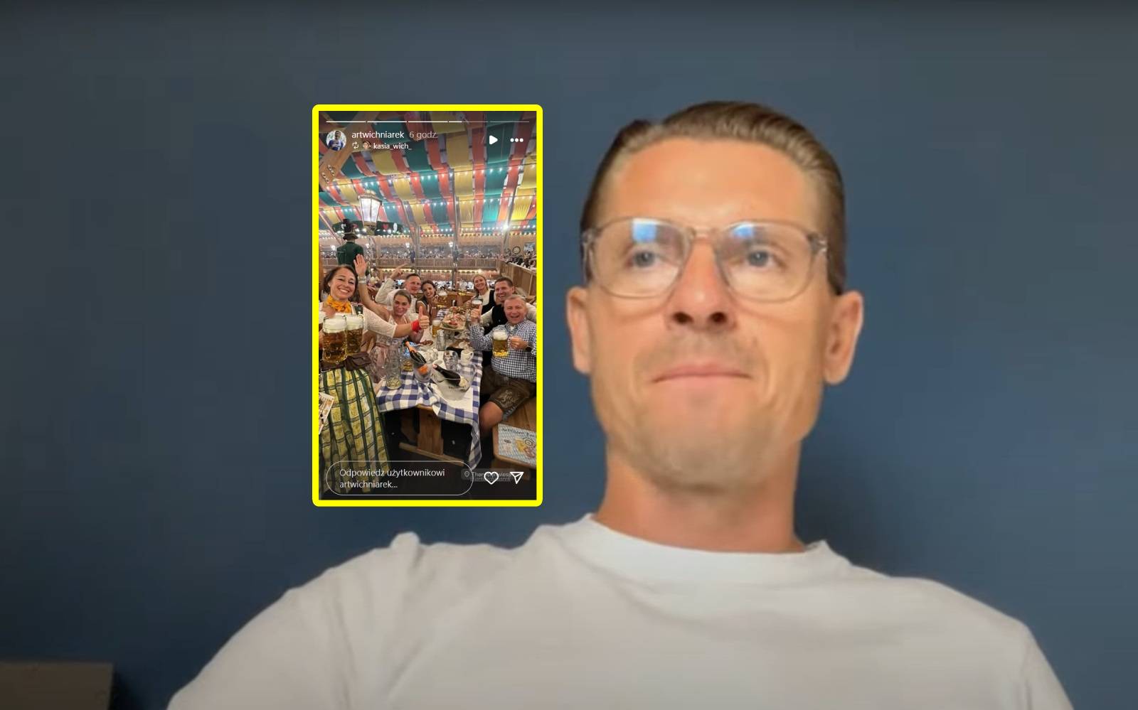 Wichniarek poszedł na Oktoberfest. Wyjawił kogo tam spotkał