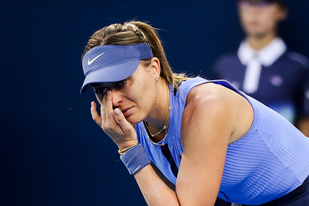 Dramat czołowej tenisistki. Zalała się łzami