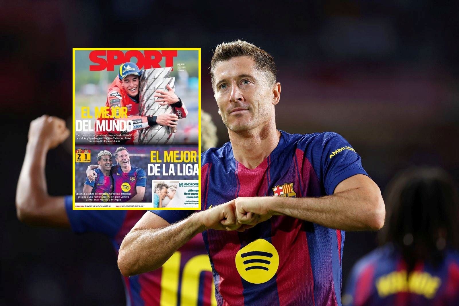 W Hiszpanii od rana głośno o Lewandowskim