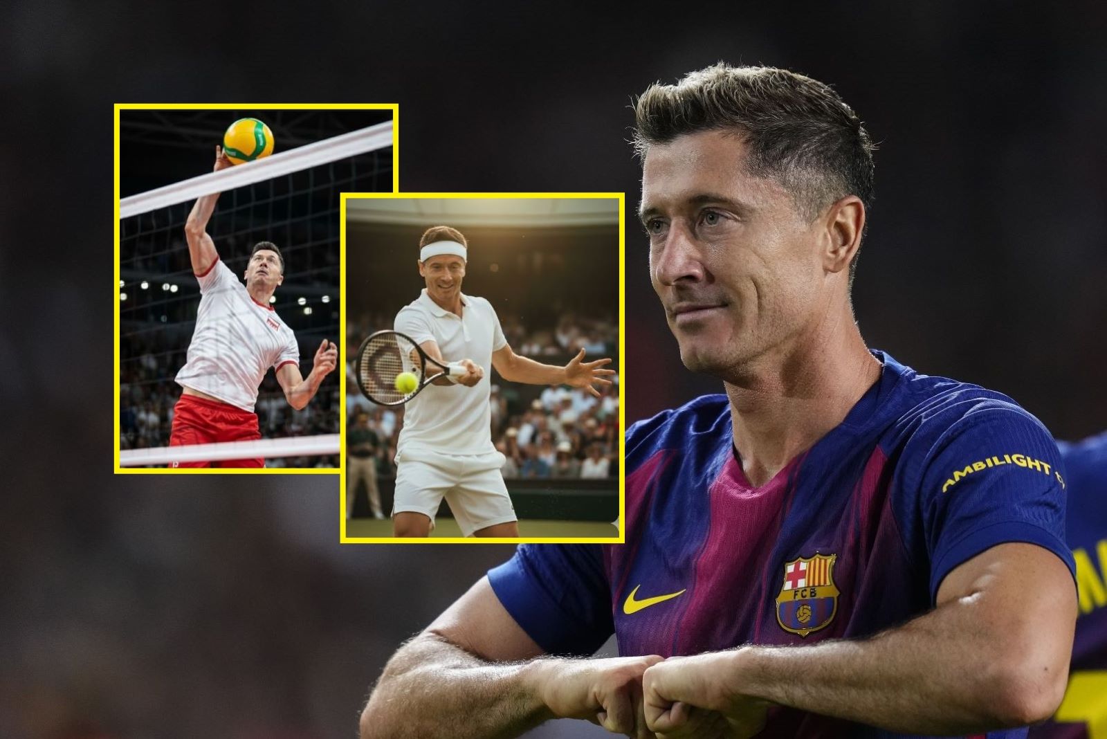 Takie zdjęcia Lewandowskiego, iż aż skomentowała Świątek. "Daj mi znać"