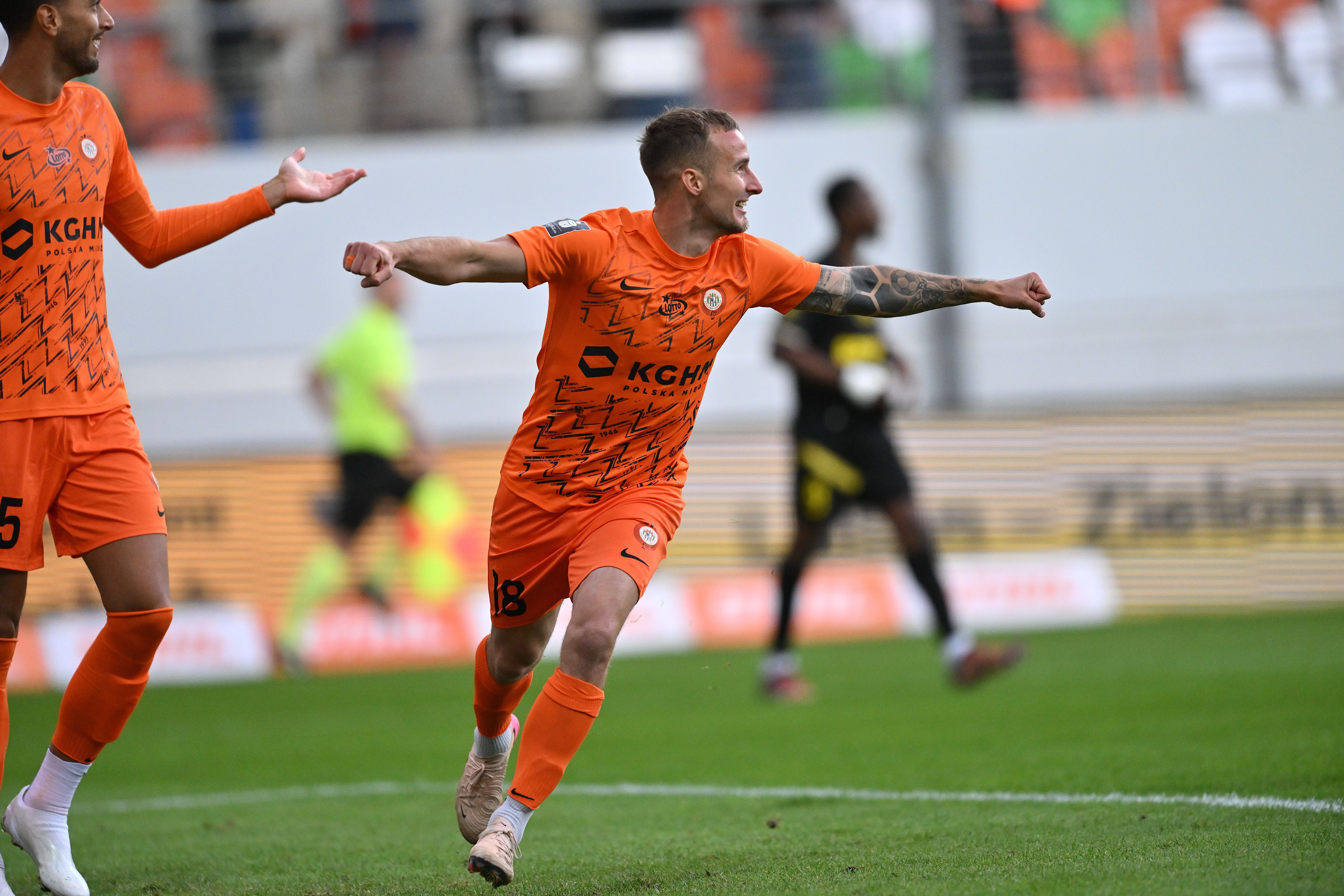 Koncertowa gra Zagłębia Lubin. Arka Gdynia rozbita w 45 minut