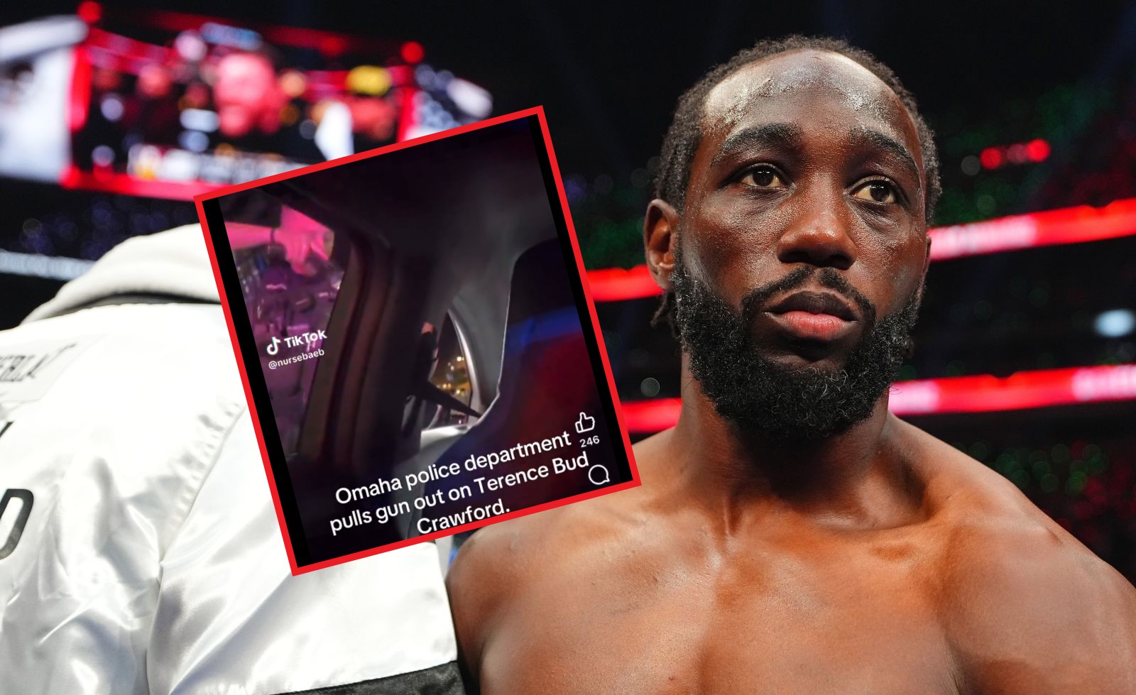 Chwile grozy mistrza świata. Policjant wycelował w niego broń