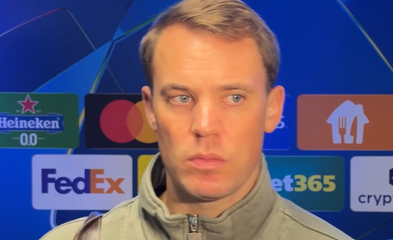 Sceny z Neuerem. Wściekł się. "Gdybyś grał w piłkę nożną"