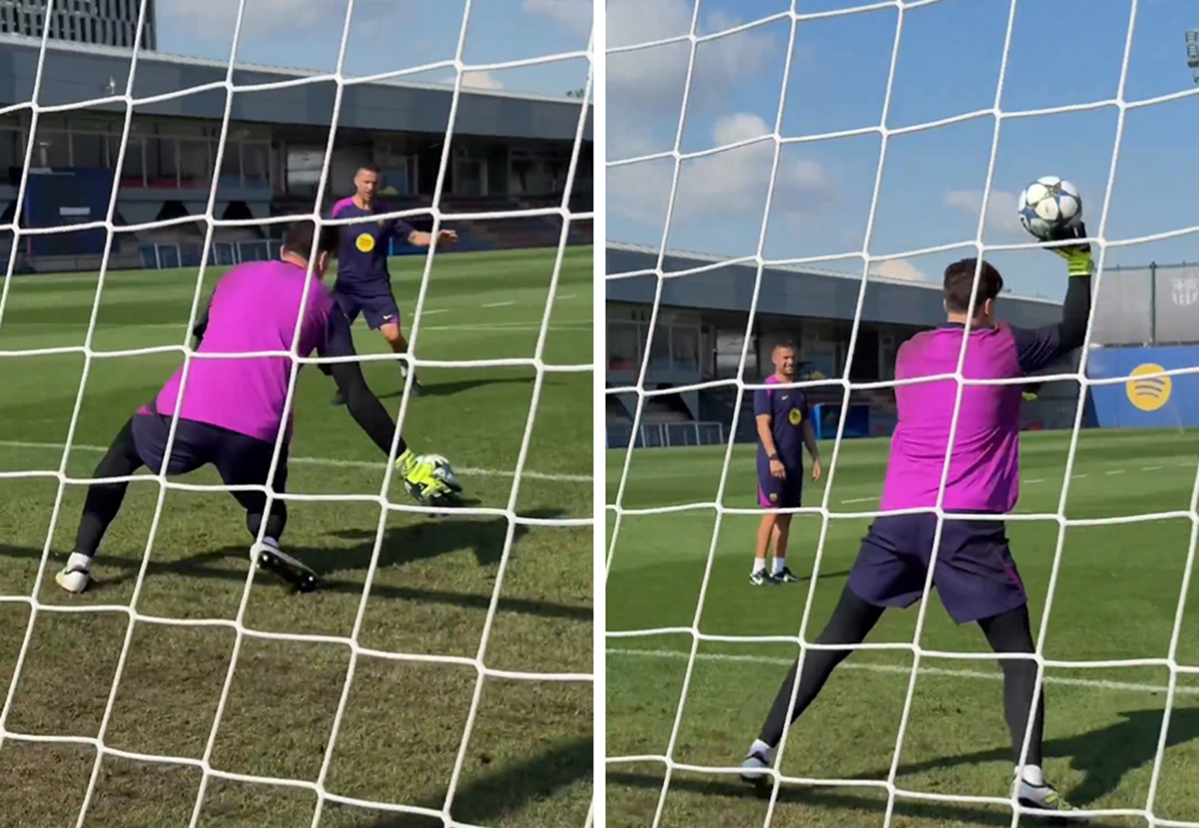 "Pracuje bez przerwy". Niewiarygodne, co wyprawiał Szczęsny na treningu