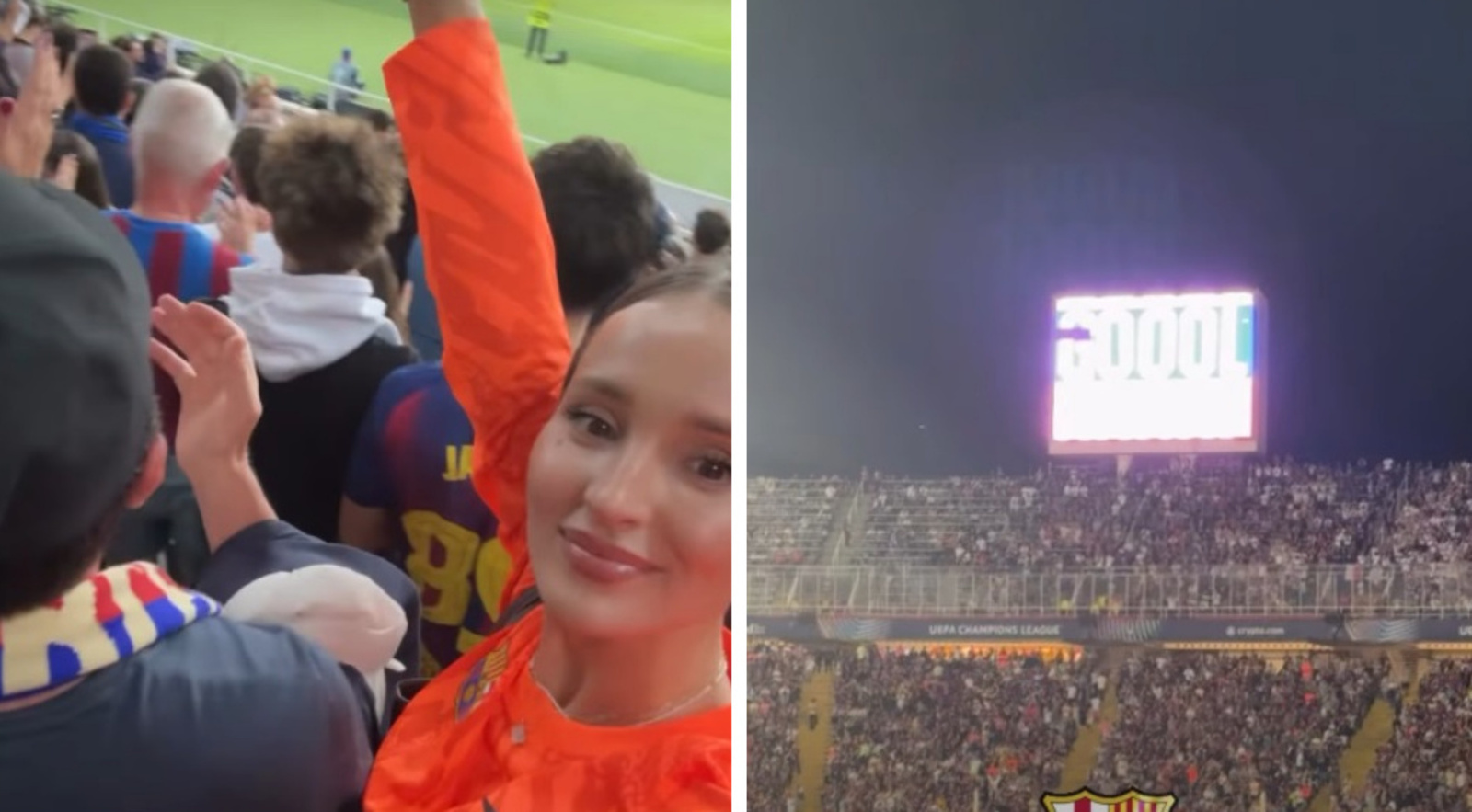 Uśmiechnięta Marina w koszulce Barcelony. Później było tylko gorzej