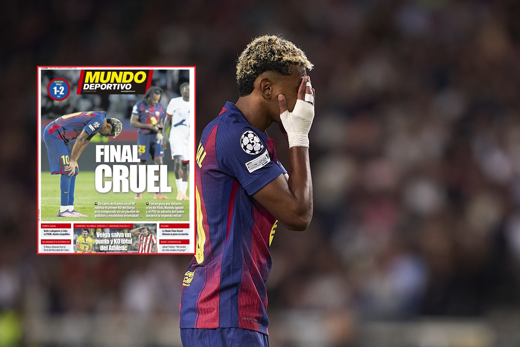 Hiszpańskie media zgodne po meczu Barcelony. "Okrutny koniec"