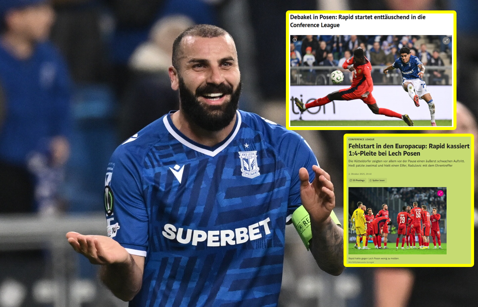 "Całkowita porażka". Austriacy załamani po meczu z Lechem