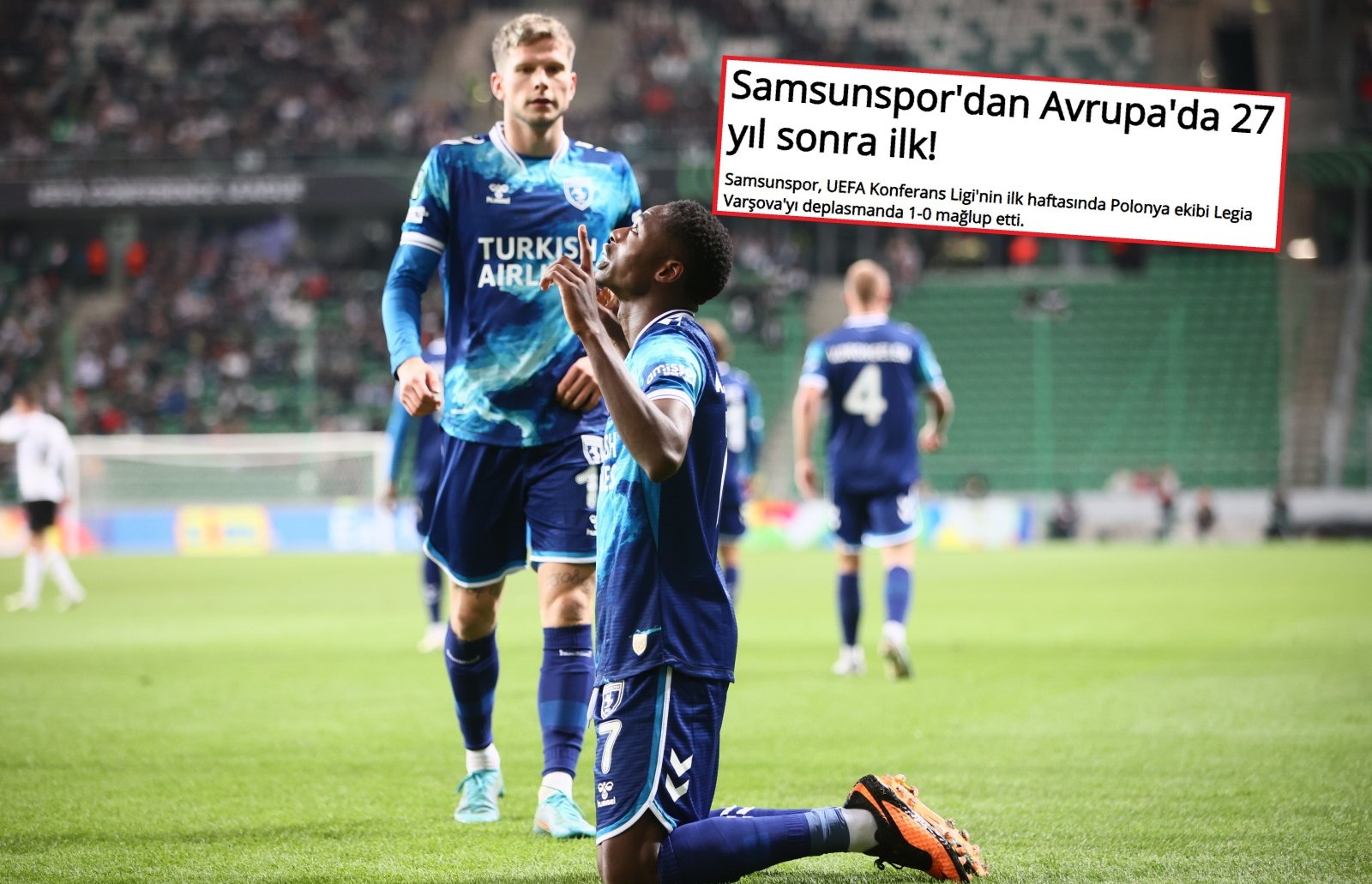 "Pierwsze od 27 lat". W Turcji głośno po meczu z Legią