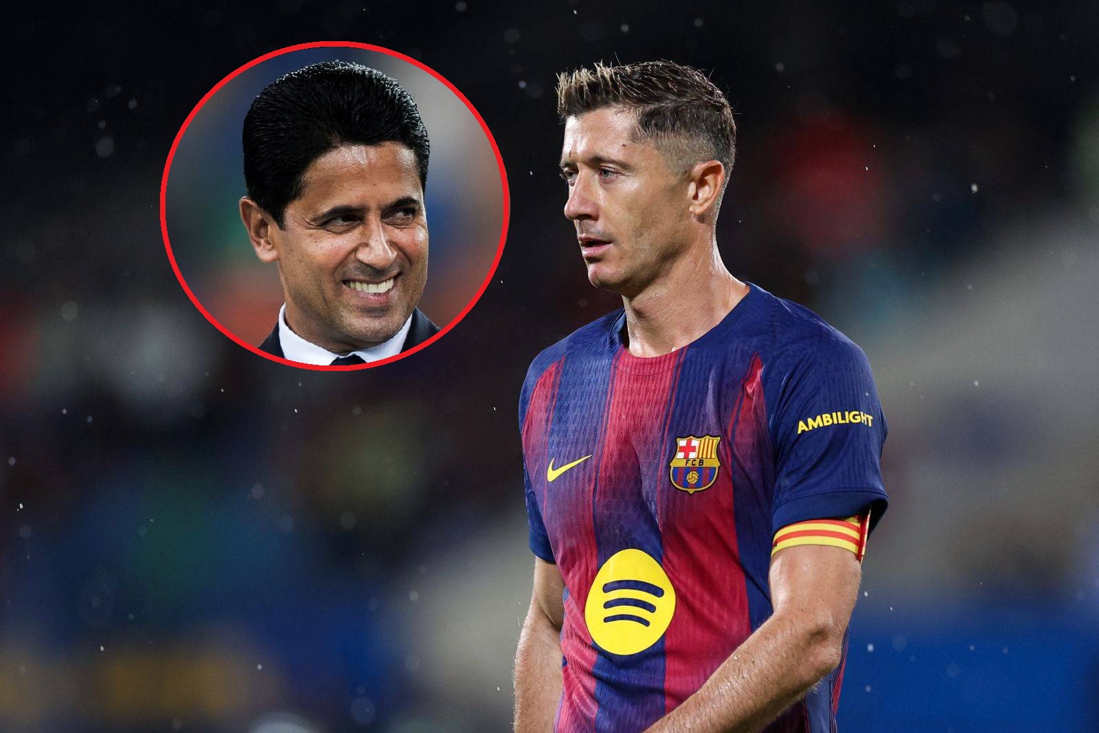 Lewandowski odbył długą rozmowę z szefem PSG. Wiadomo, co mu powiedział