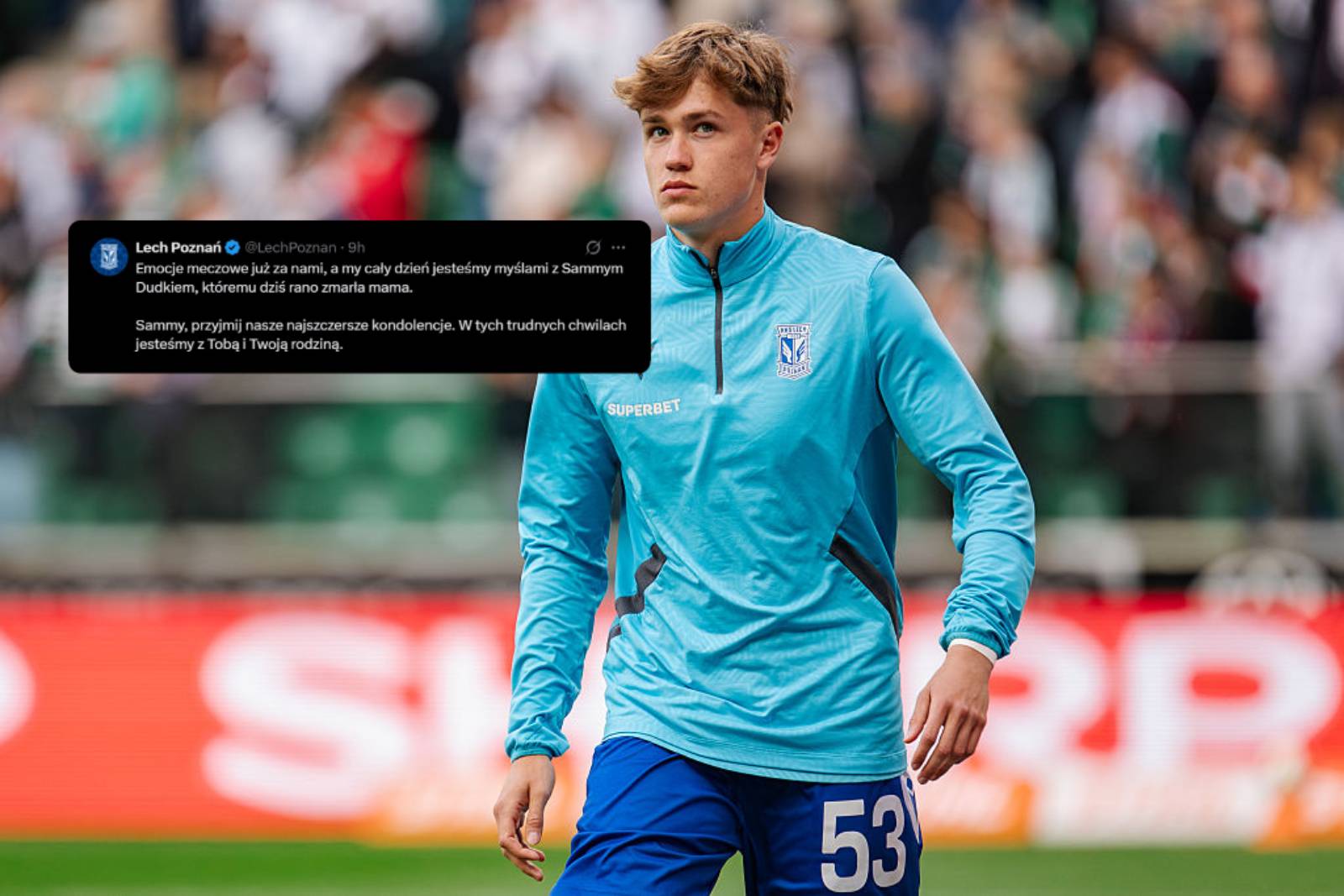Radość po wygranej, a potem takie smutne wieści. Lech złożył kondolencje