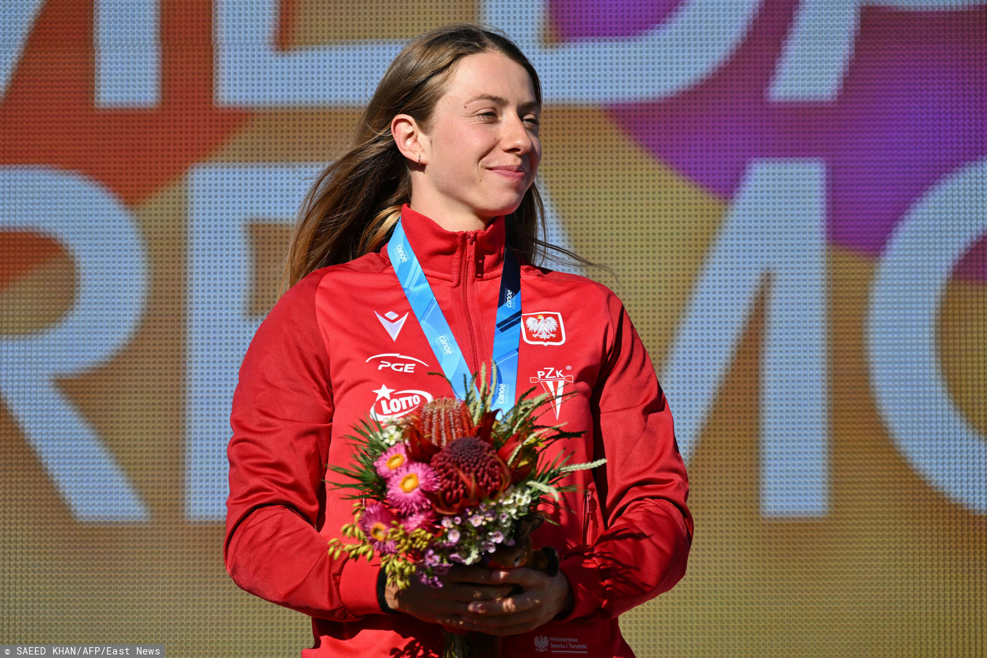 Klaudia Zwolińska zaskoczona podczas hymnu Polski. Zdradziła, o czym myślała