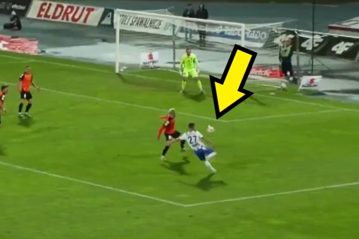 Kapitalny gol w Polsce. Grali w osłabieniu i nagle taki wolej [WIDEO]