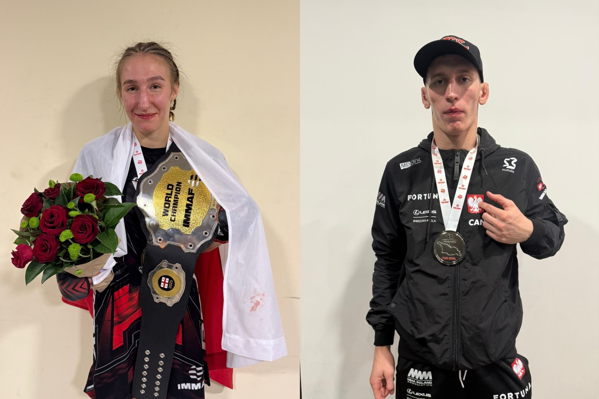 Złoto i srebro Polaków w finałach seniorów Mistrzostw Świata MMA 2025