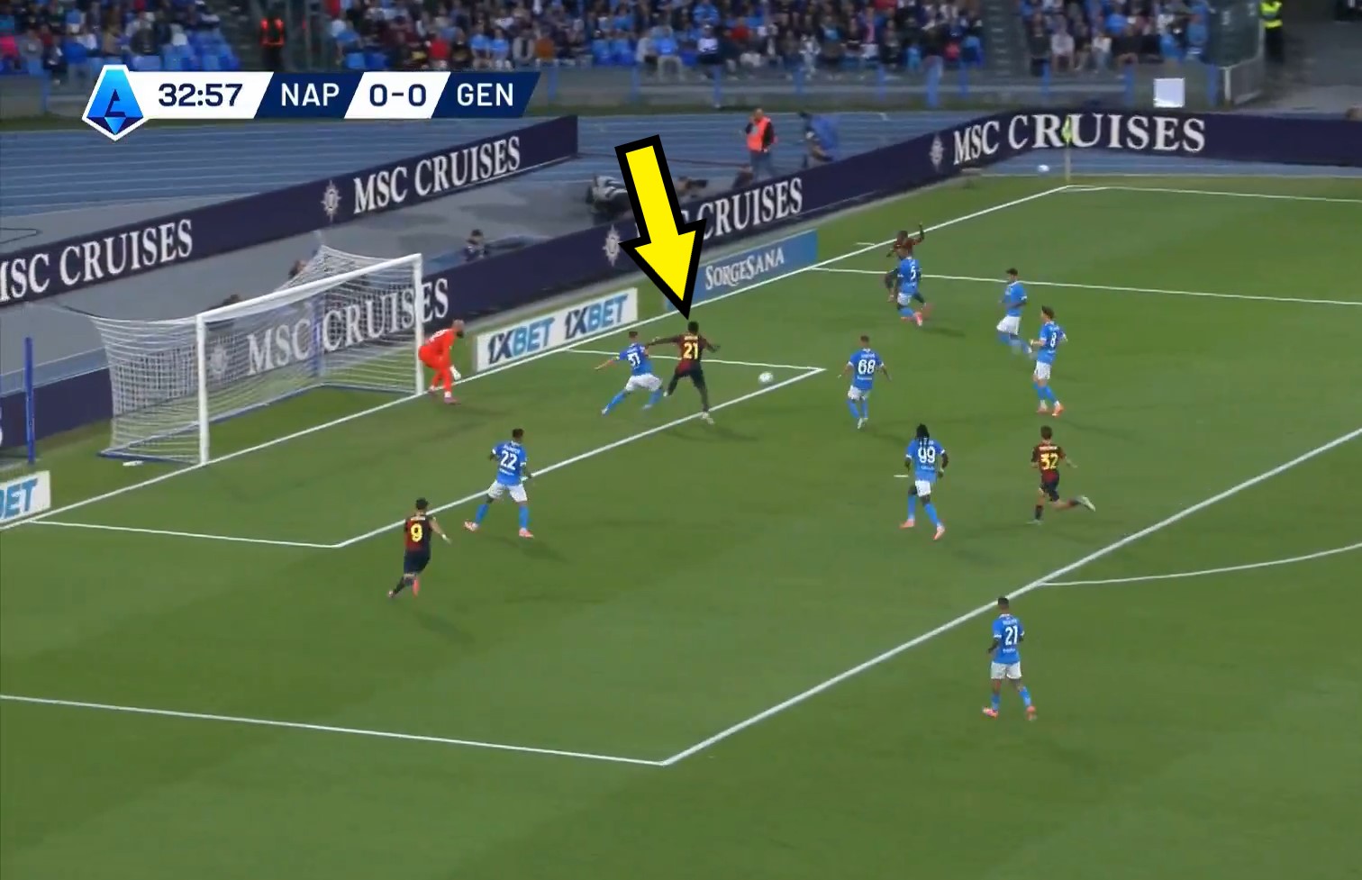 Popis 18-latka z Genoi. Tak zdobył bramkę przeciwko Napoli